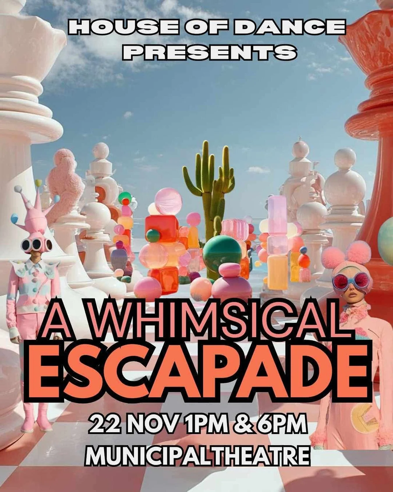 We&rsquo;re SO excited to reveal our 2025 show theme: &lsquo;A Whimsical Escapade&rsquo;
Save the date: Saturday 22 Nov &bull; 1pm &amp; 6pm.
tickets dropping soon&mdash;watch this space! ✨