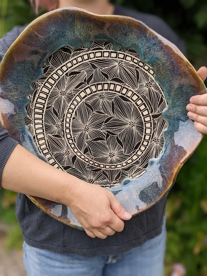 Scraffito Circle