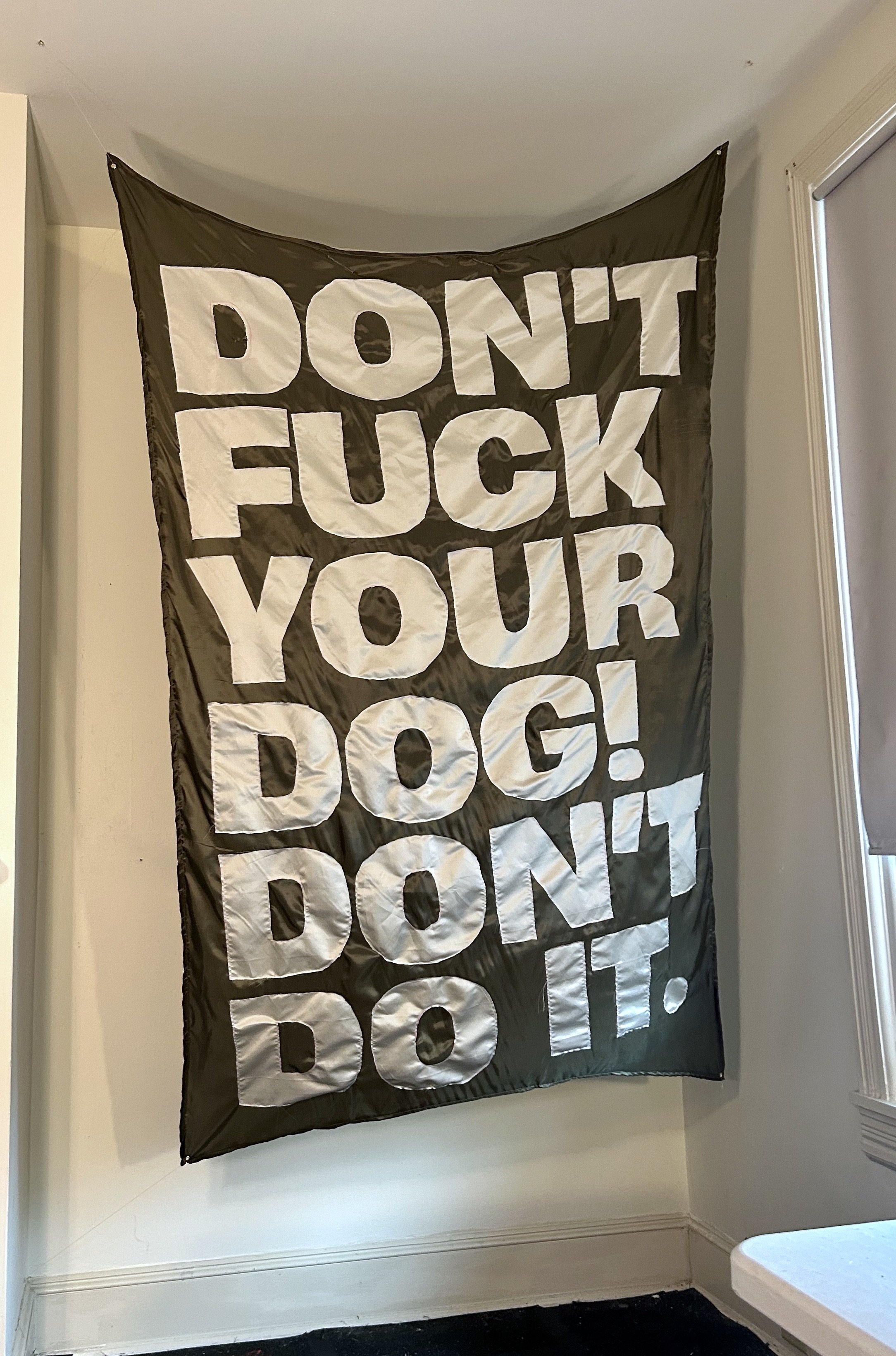 "Don't Do It" Fabric Poster