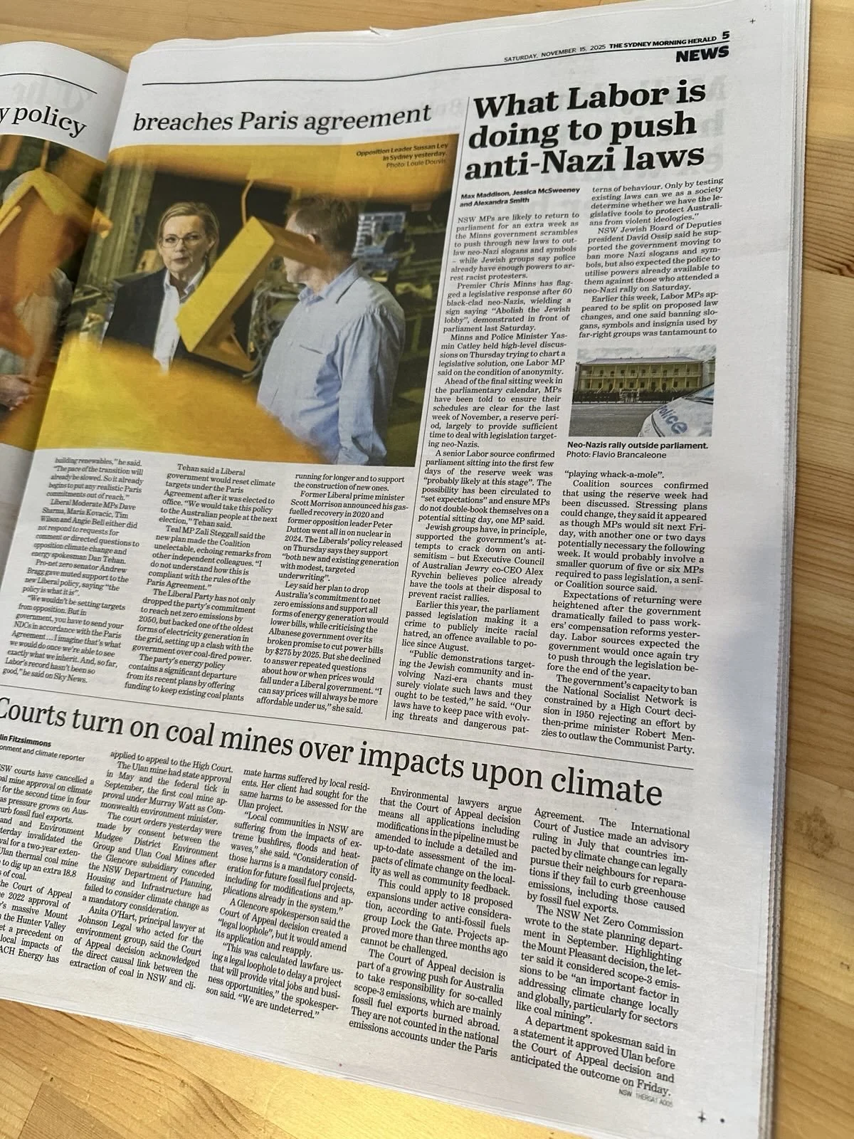 Courts turn on coal mines over climate impacts - Sydney Morning Herald