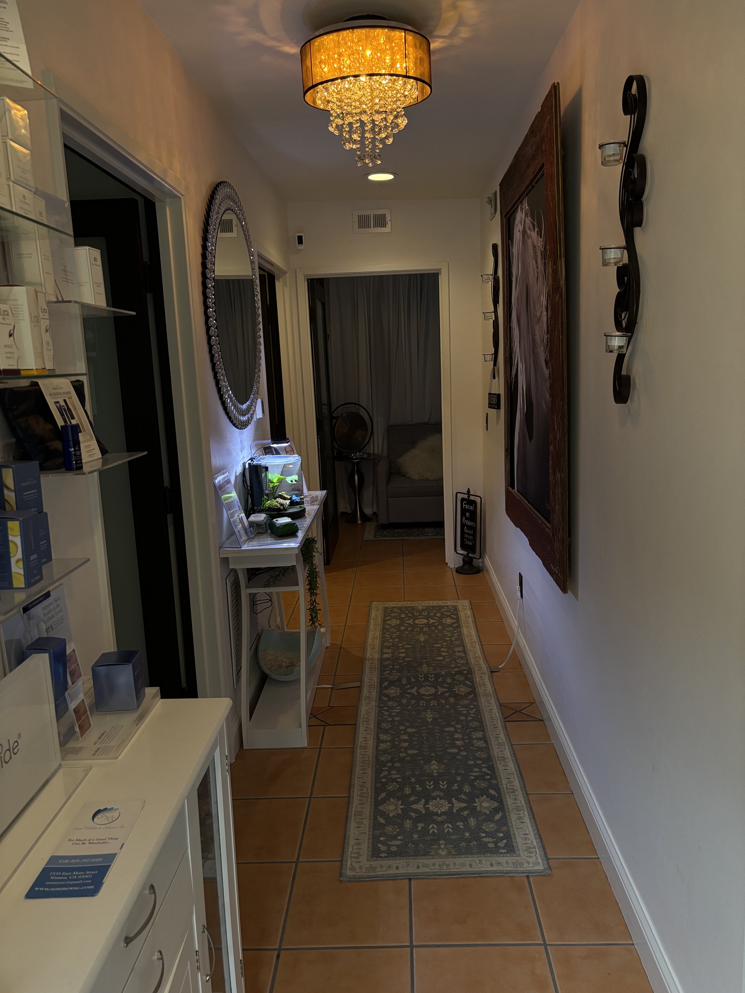 Serene Wellness & Skin Care main walkway 