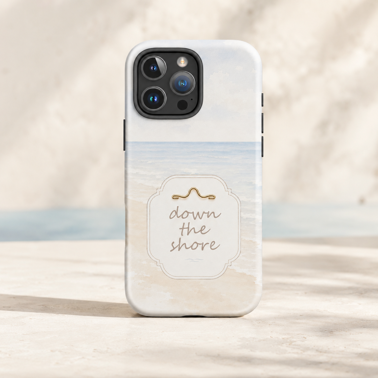 Down the Shore Protective iPhone Case