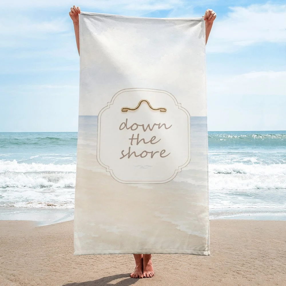 Down the Shore | Beach Badge Towel