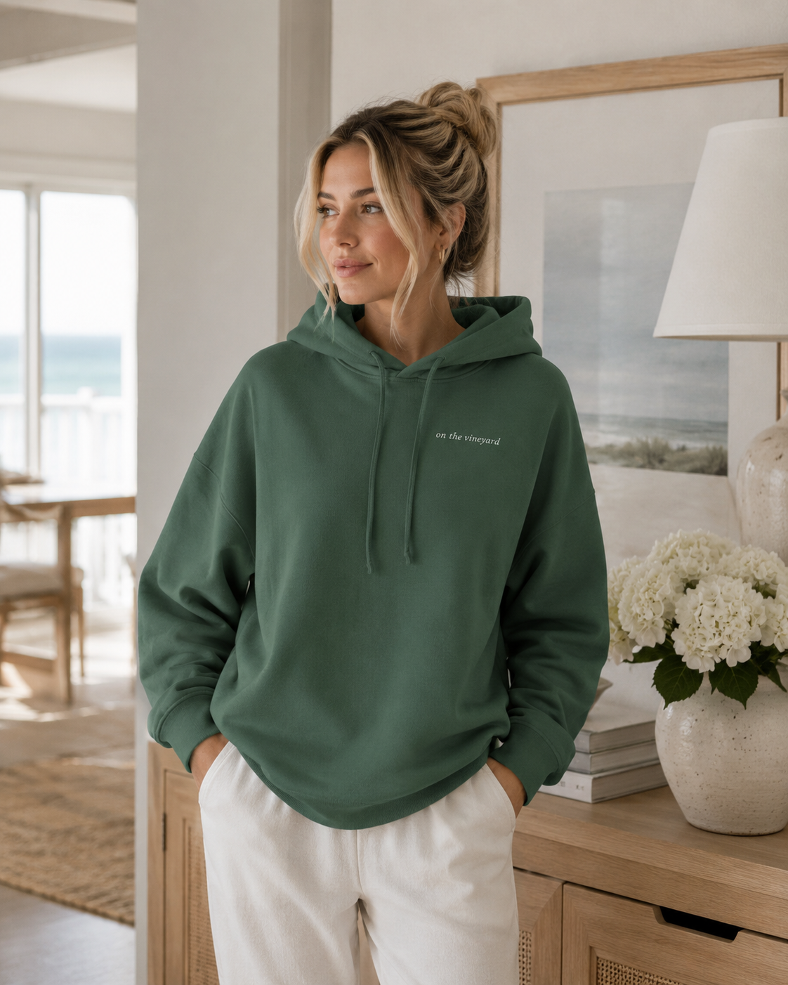 On the Vineyard Hoodie | Green