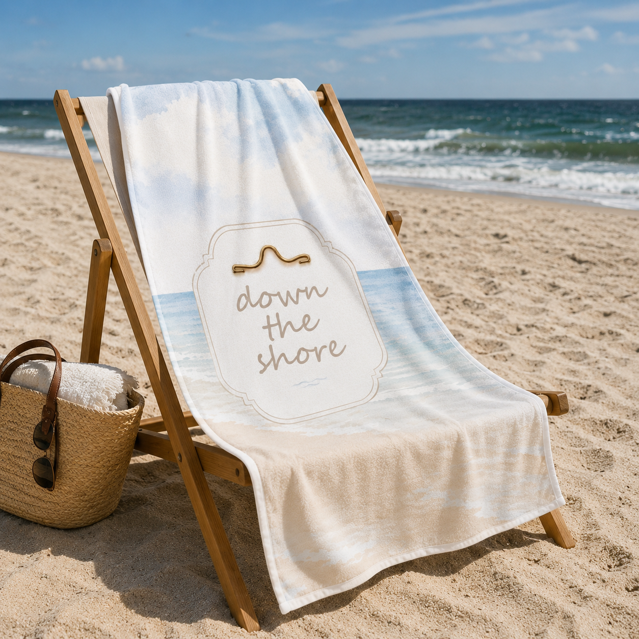 Down the Shore | Beach Badge Towel