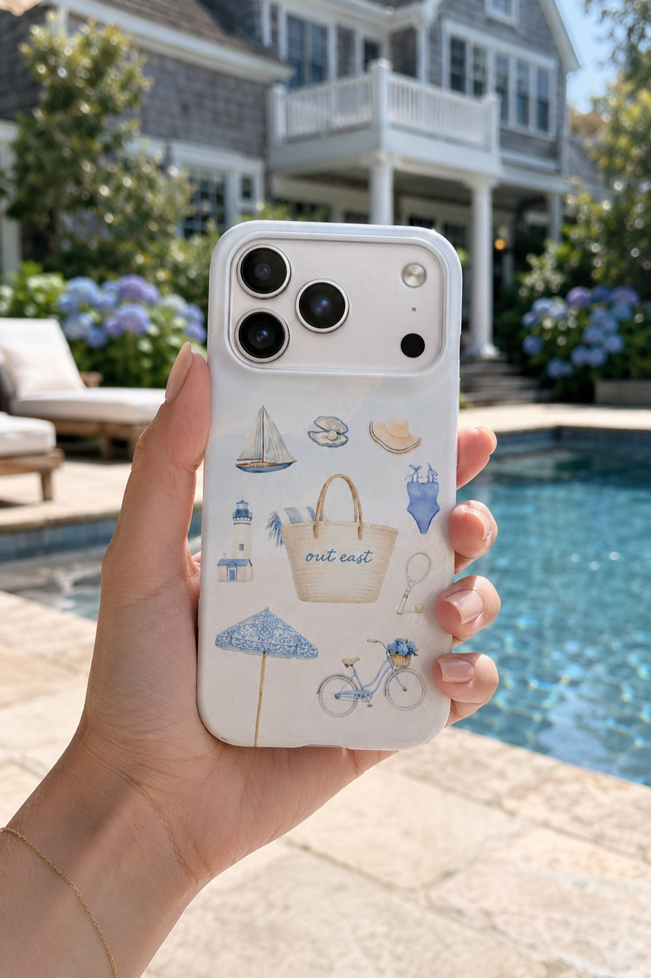 Out East Hamptons Coastal Phone Case