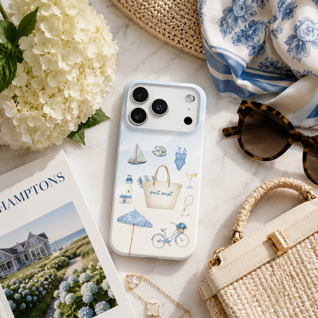 Out East Hamptons Coastal Phone Case