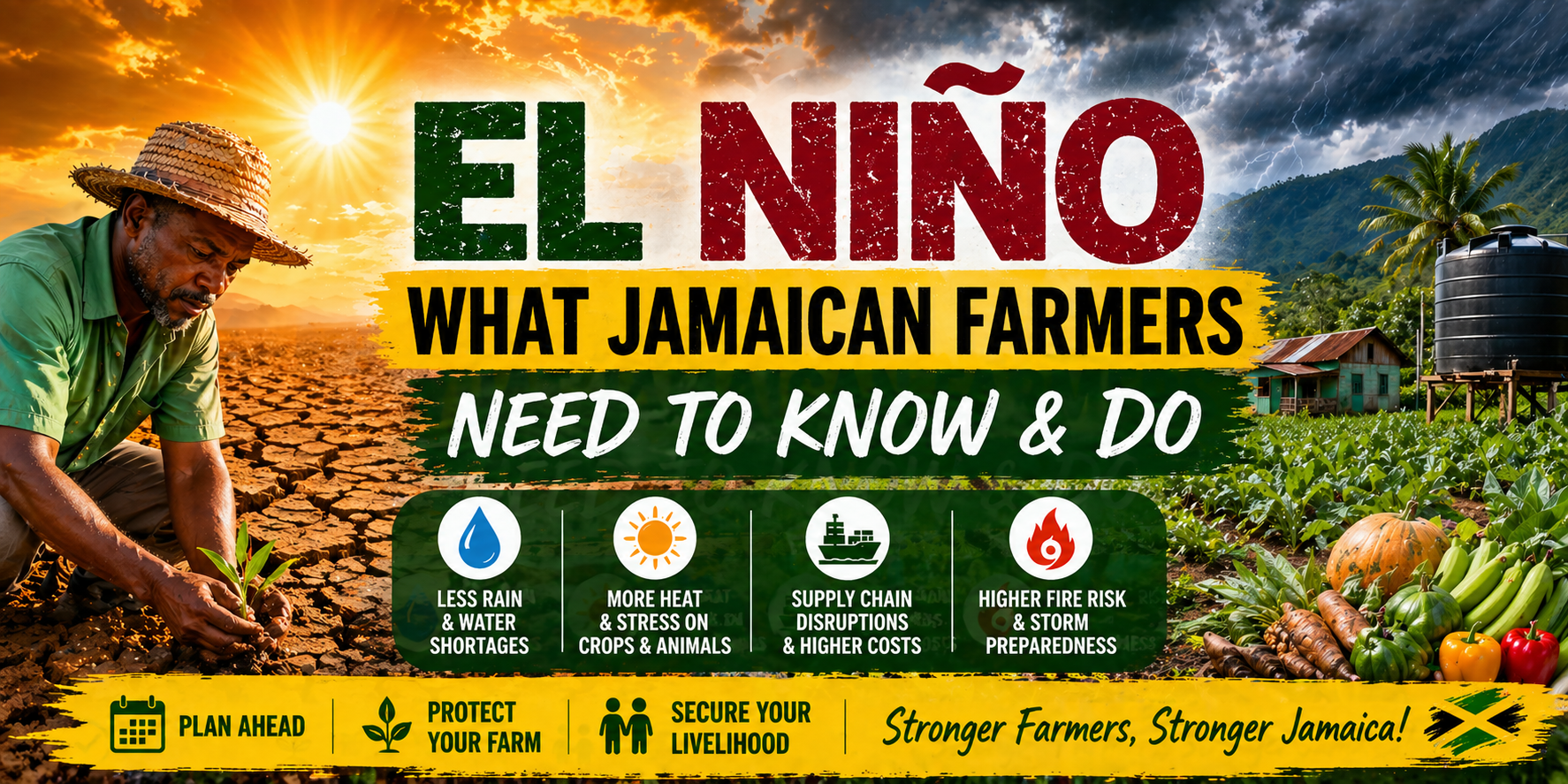 The Caribbean Farmer's Guide to Navigating El Niño 2026-2027