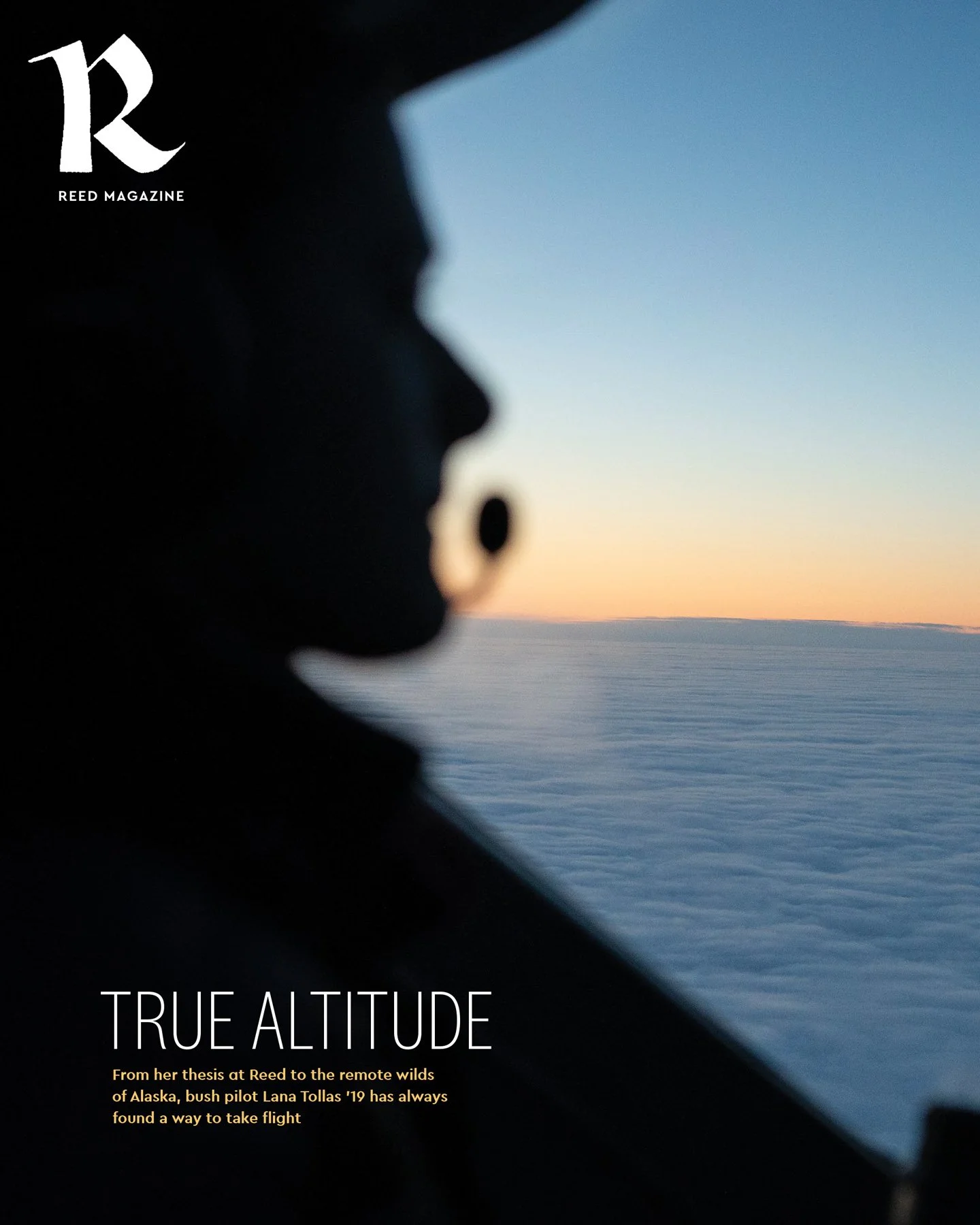 magazine cover art direction and design; collaboration with photographer Ash Adams