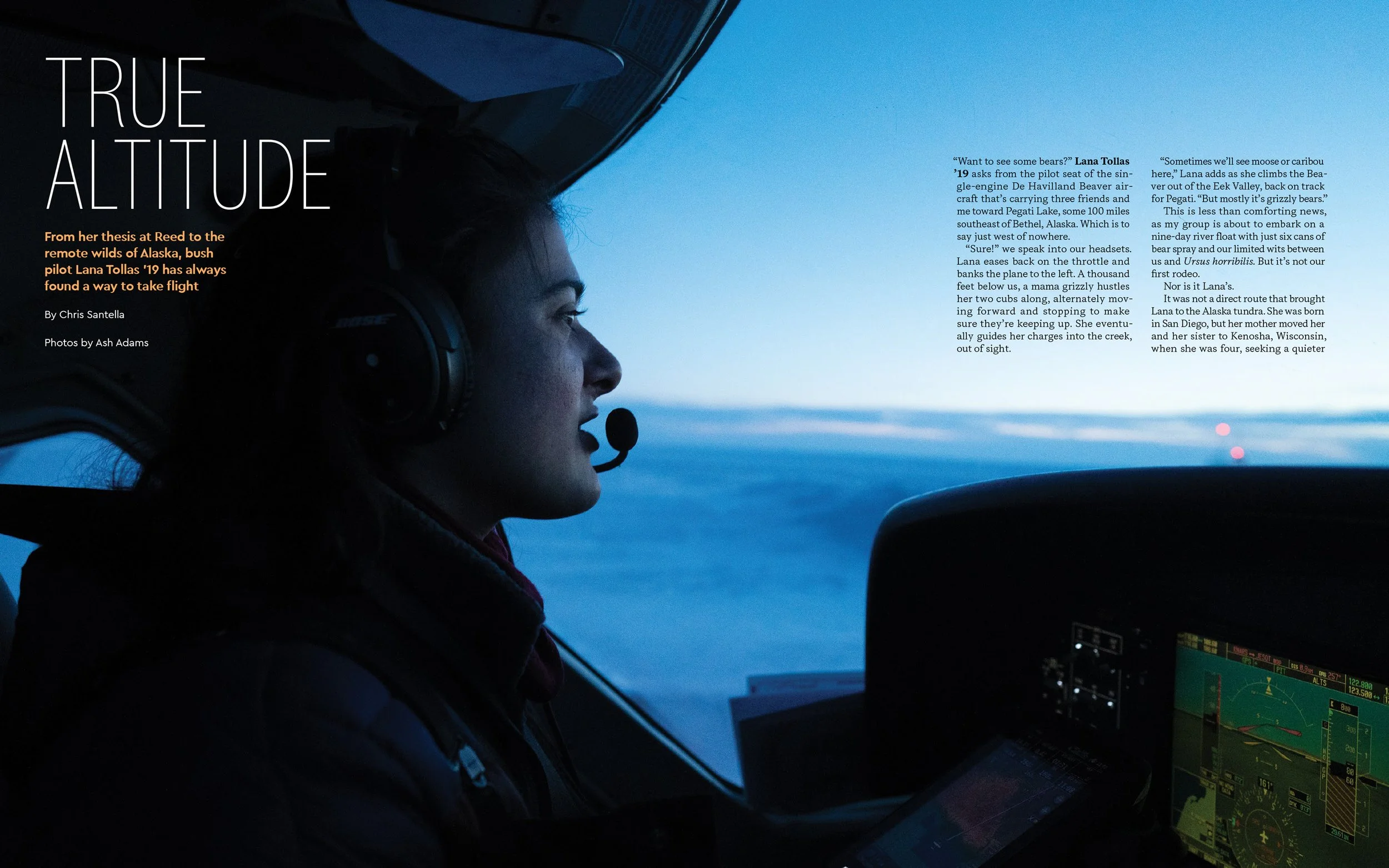 editorial art direction and design; collaboration with photographer Ash Adams