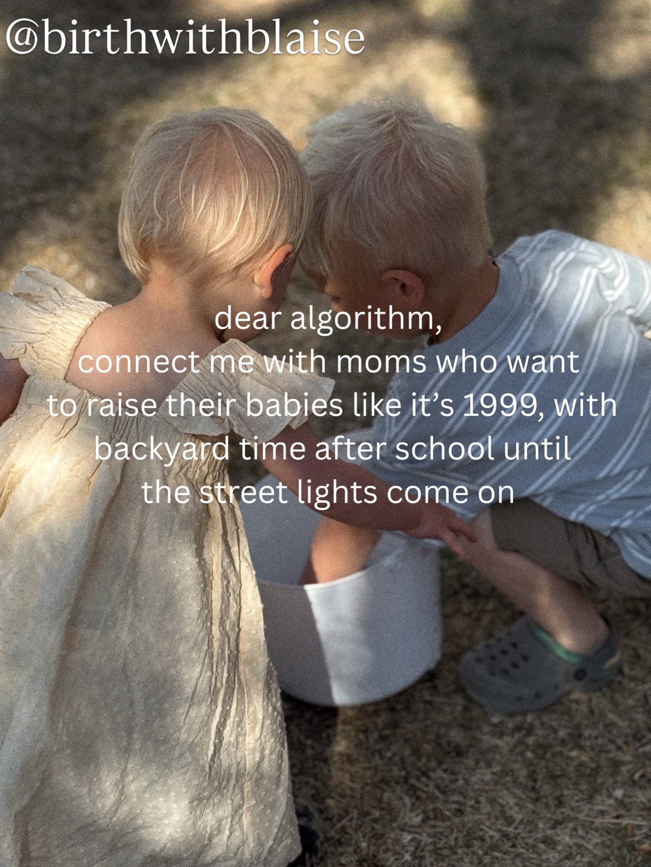 Dear Algorithm 😉, can you please send me moms who are asking themselves the same thing I am&hellip;&hellip;which is: 

Can we bring whimsy back into motherhood &amp; childhood 🧡  and leave out the &ldquo;policy&rdquo;, outdated NOT evidence based p
