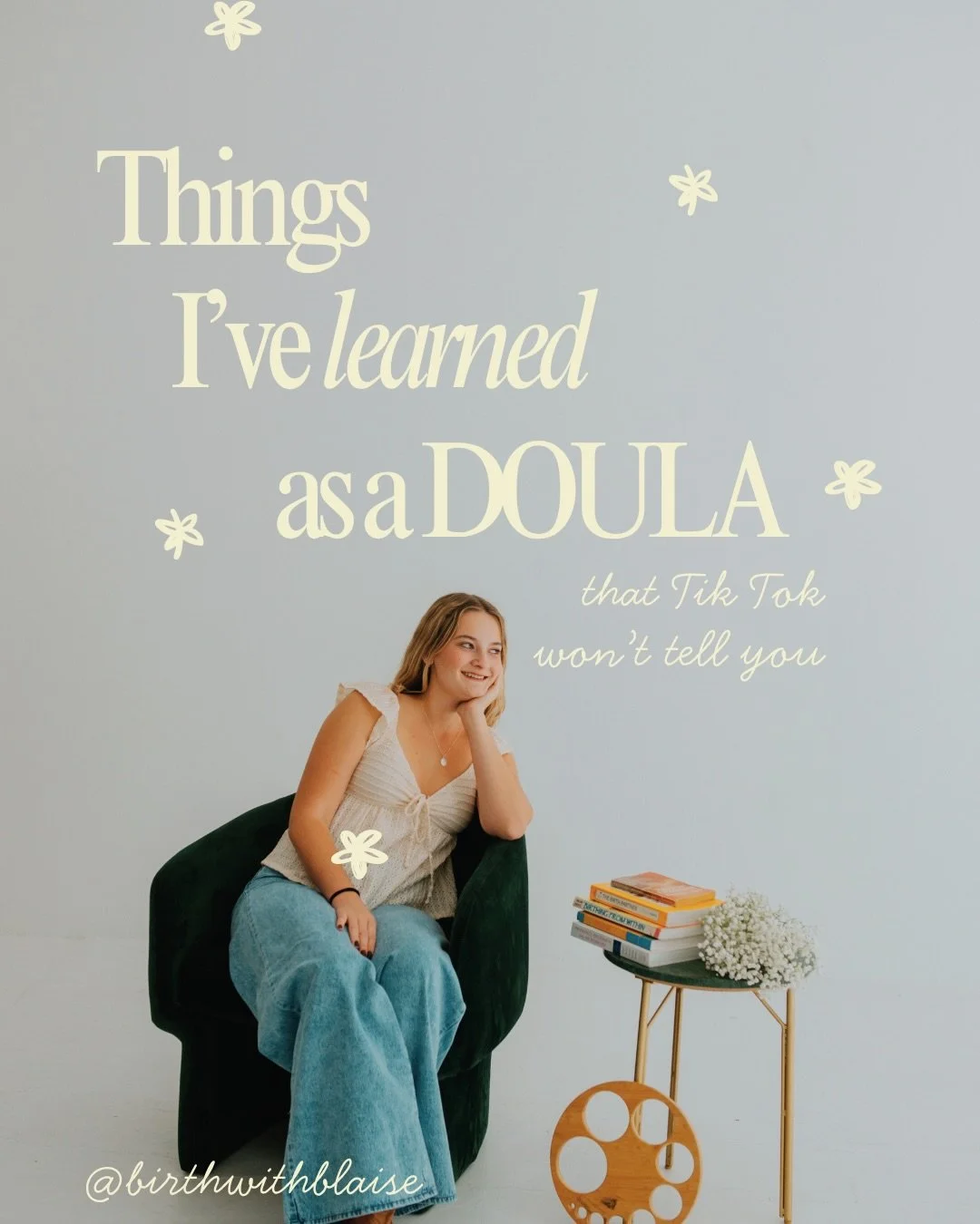 Things I&rsquo;ve learned as a doula that TikTok won&rsquo;t tell you 🤍

Swipe through, because these are the things I wish every pregnant mama knew before the big day:

🌸 Early labor is often slow and boring. Rest, eat, drink, sleep, and stay home
