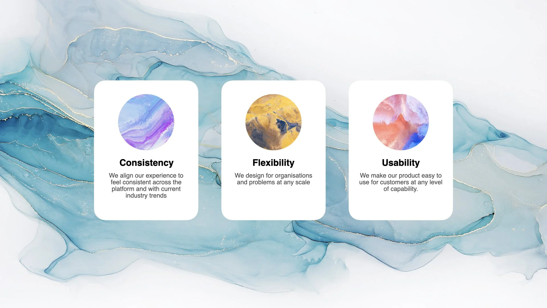 Embedding design principals