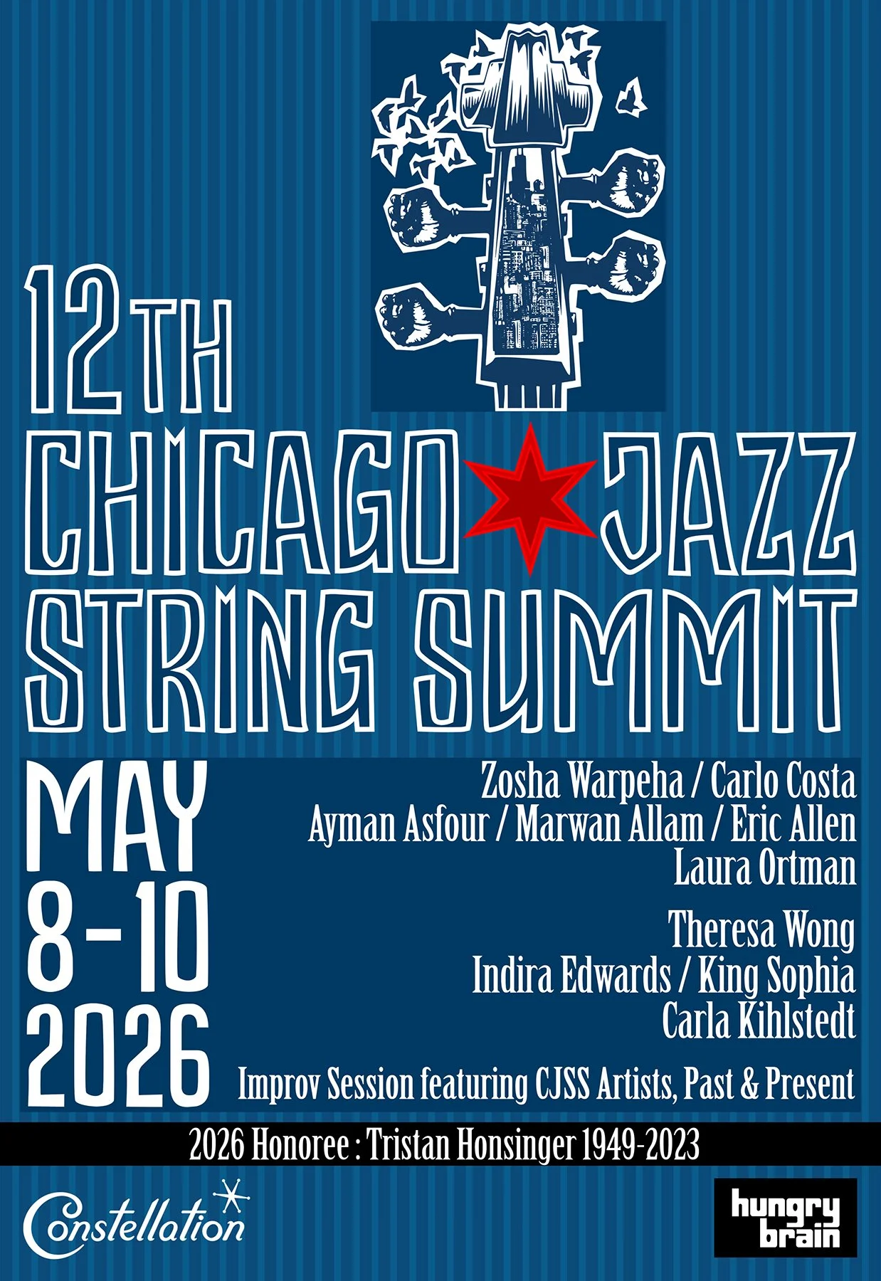 Poster for 12th Annual Chicago Jazz String Summit, 2026