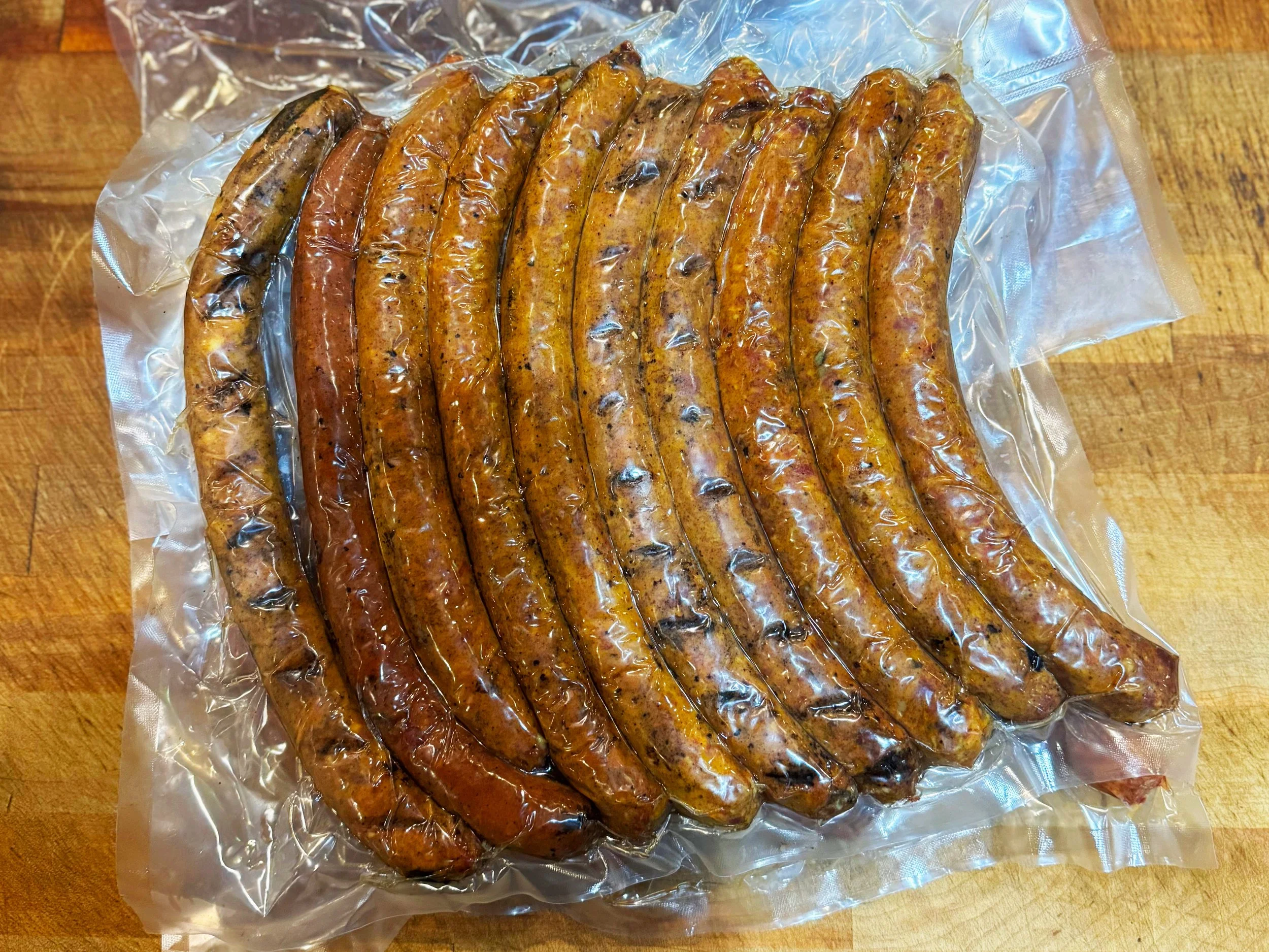 10-Jalapeno Cheddar + 10 Iraqi Sausages