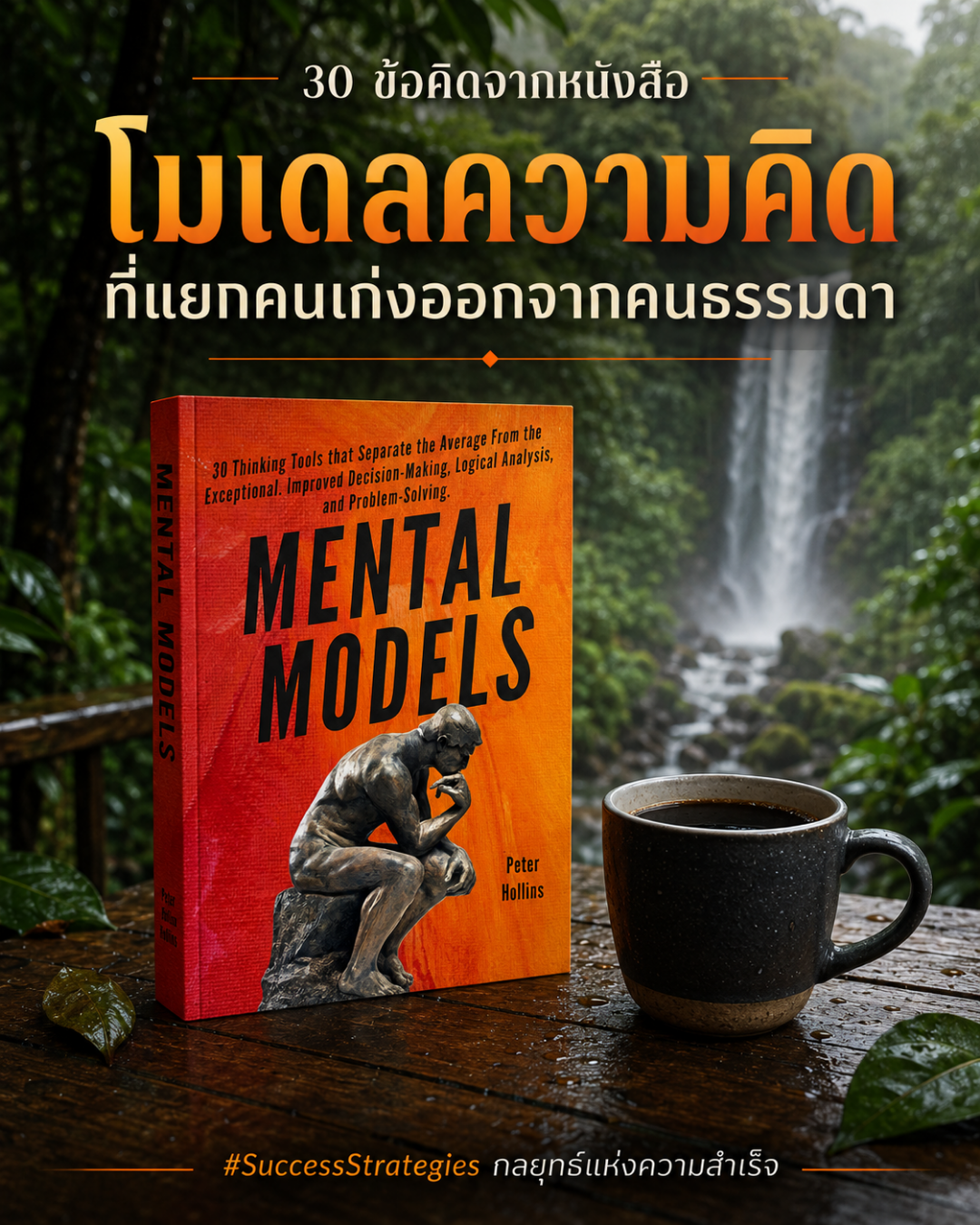 สรุป 30 โมเดลความคิดจากหนังสือ Mental Models: 30 Thinking Tools that Separate the Average From the Exceptional เขียนโดย Peter Hollins