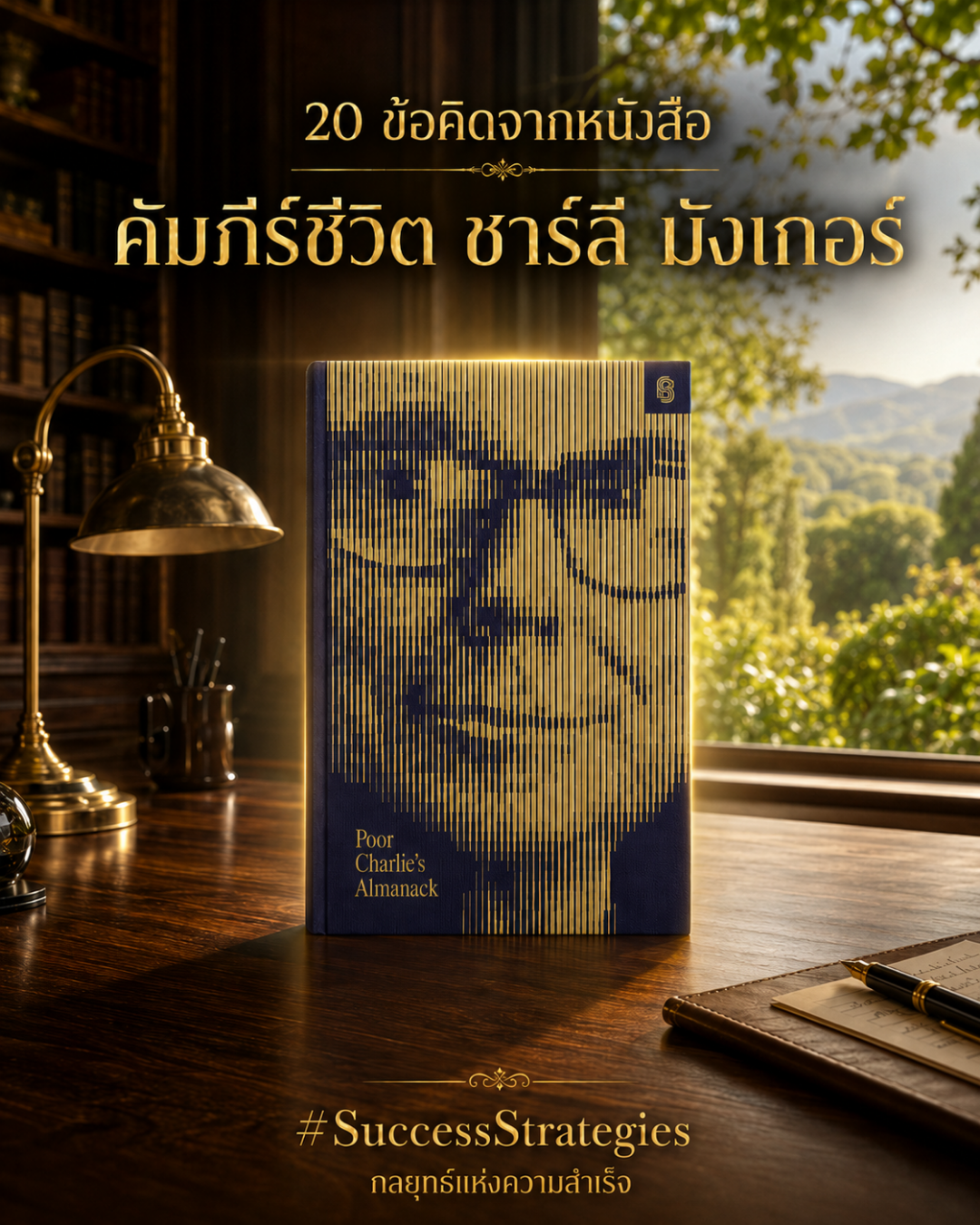 20 ข้อคิดจากหนังสือ Poor Charlie's Almanack คัมภีร์ชีวิต ชาร์ลี มังเกอร์