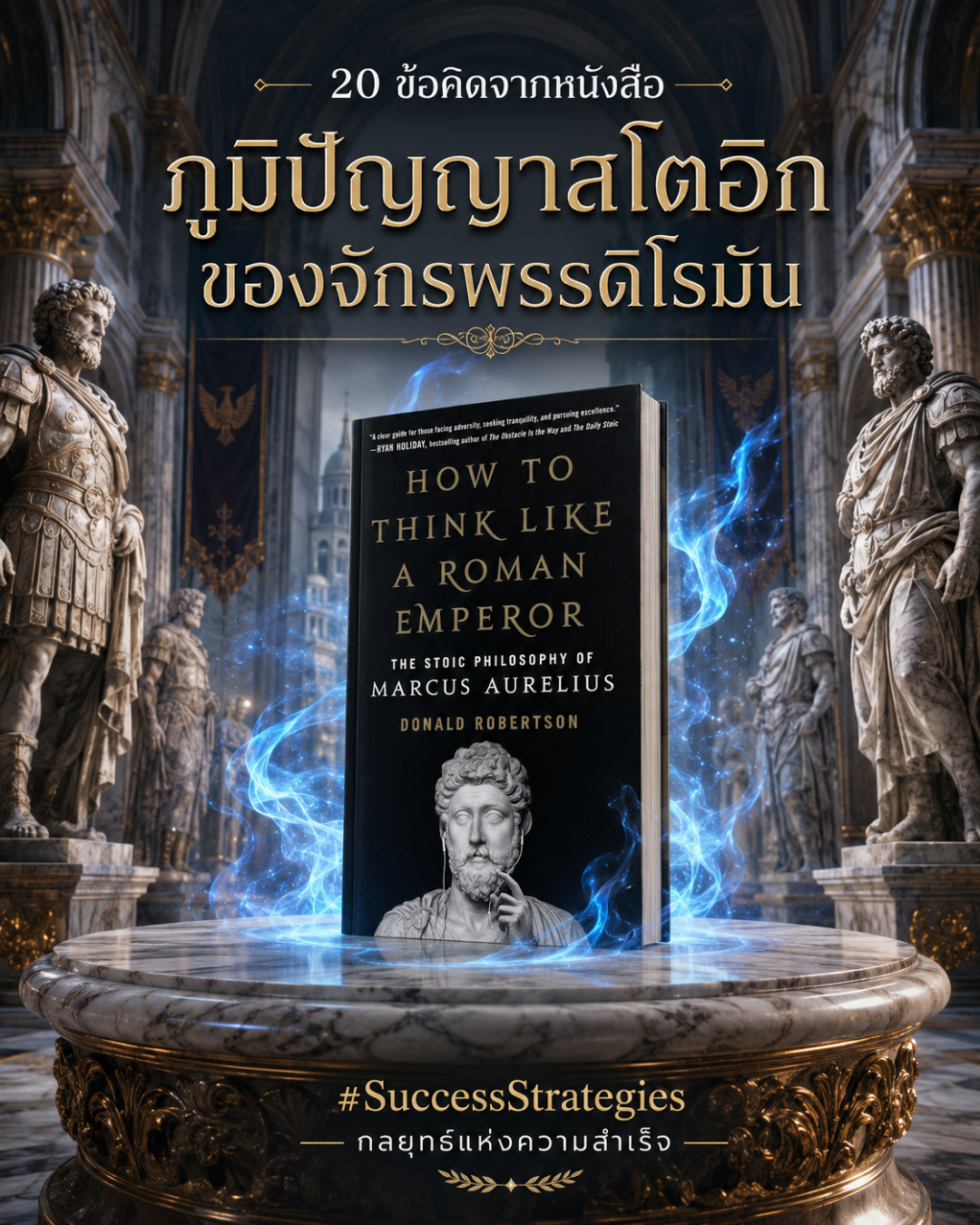 สรุป 20 ข้อคิดจากหนังสือ How To Think Like A Roman Emperor เขียนโดย Donald J. Robertson