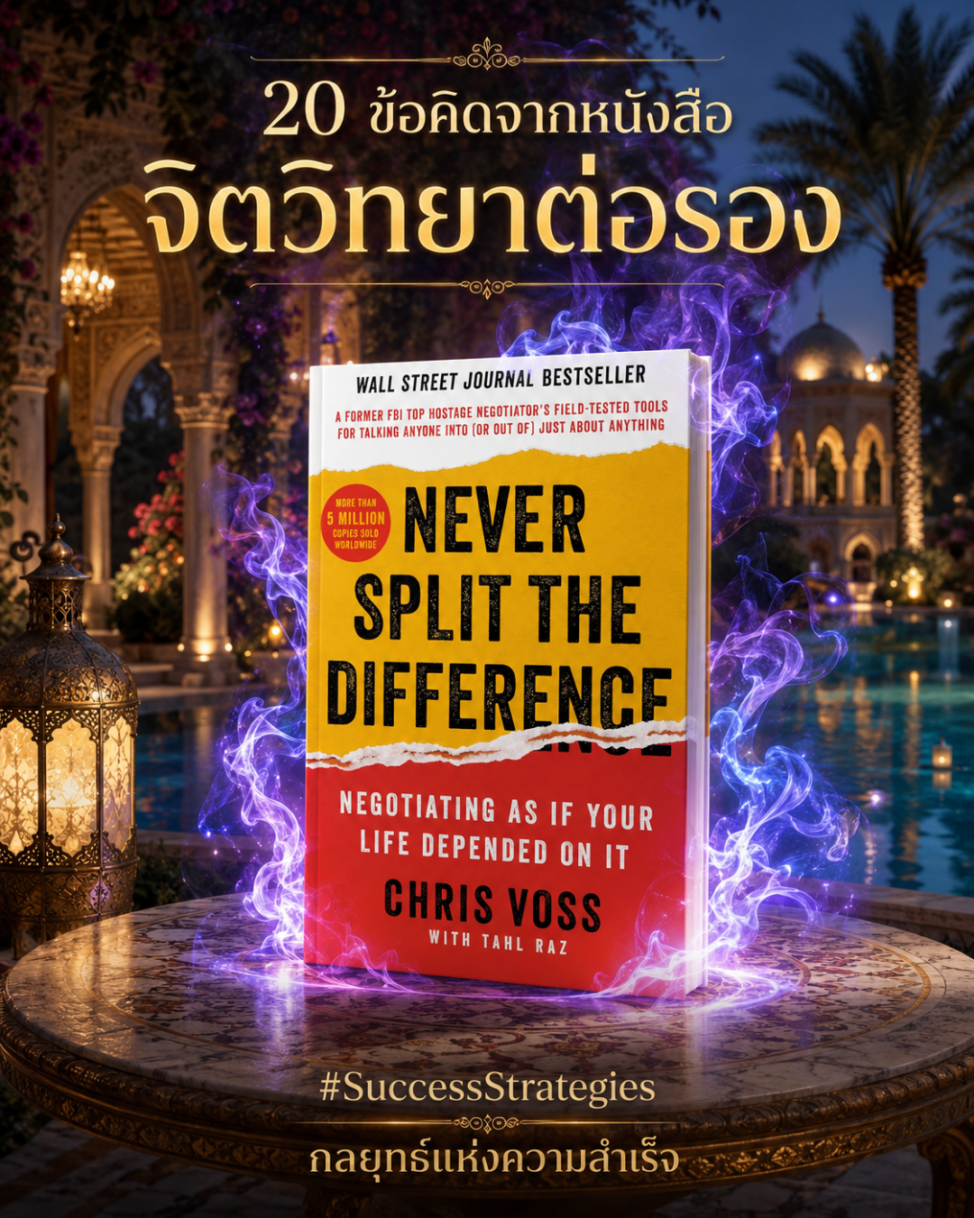 สรุป 20 ข้อคิดจาก Never Split the Difference จิตวิทยาต่อรอง เขียนโดย Chris Voss