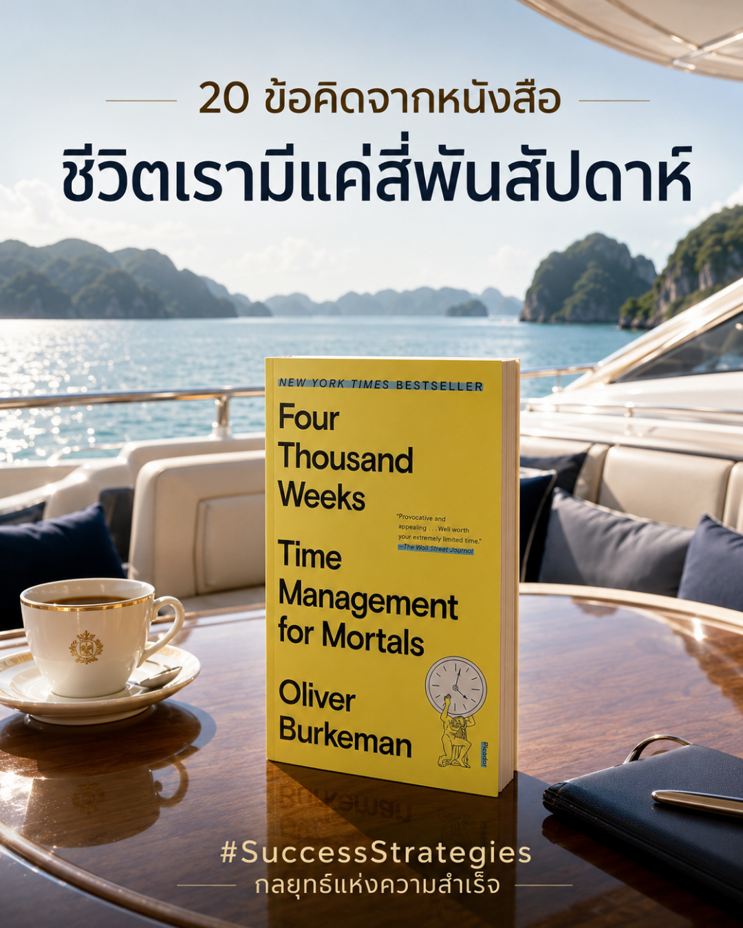 สรุป 20 ข้อคิดจากหนังสือ Four Thousand Weeks: Time Management for Mortals เขียนโดย Oliver Burkeman