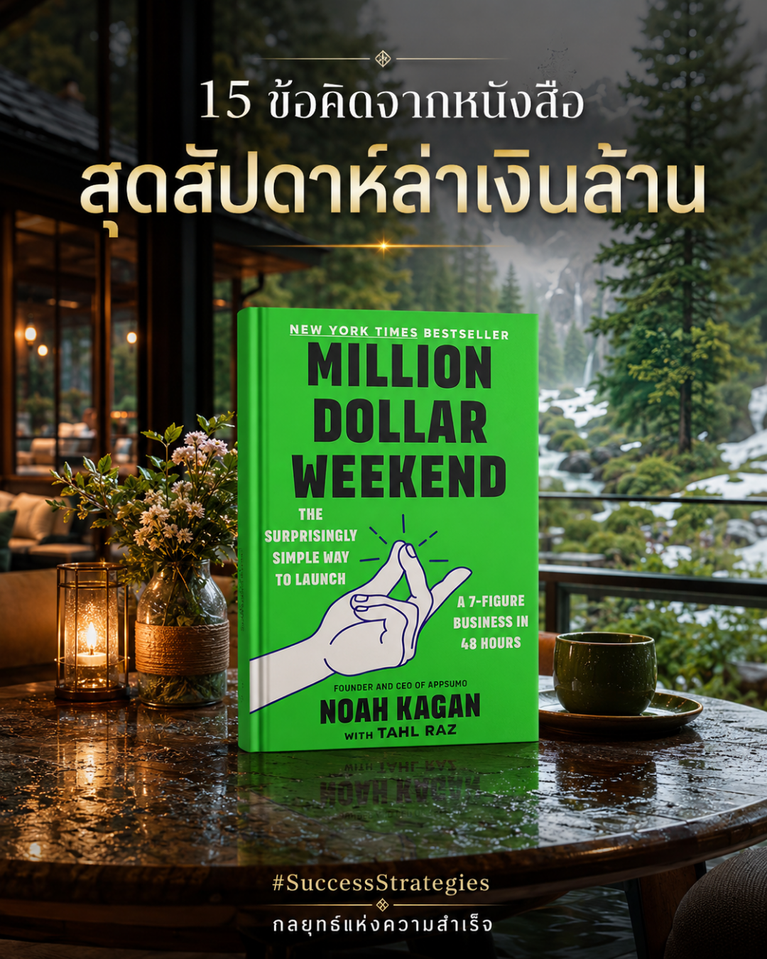 15 ข้อคิดจากหนังสือ Million Dollar Weekend สุดสัปดาห์ล่าเงินล้าน เขียนโดย Noah Kagan