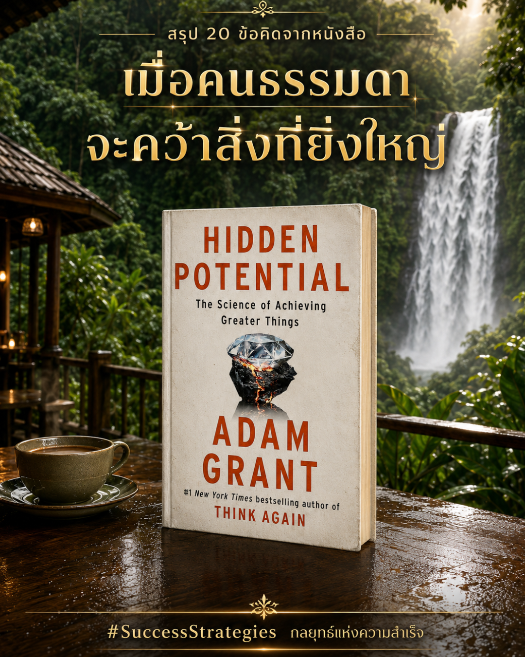 สรุป 20 ข้อคิดจากหนังสือ Hidden Potential: The Science of Achieving Greater Things เมื่อคนธรรมดาจะคว้าสิ่งที่ยิ่งใหญ่ เขียนโดย Adam Grant