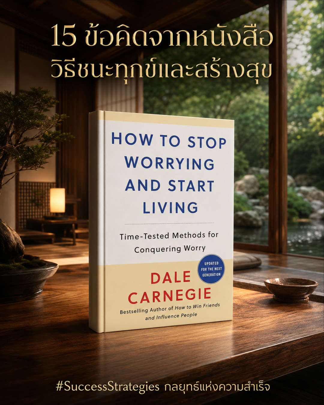 15 ข้อคิดจากหนังสือ How to Stop Worrying and Start Living เขียนโดย Dale Carnegie