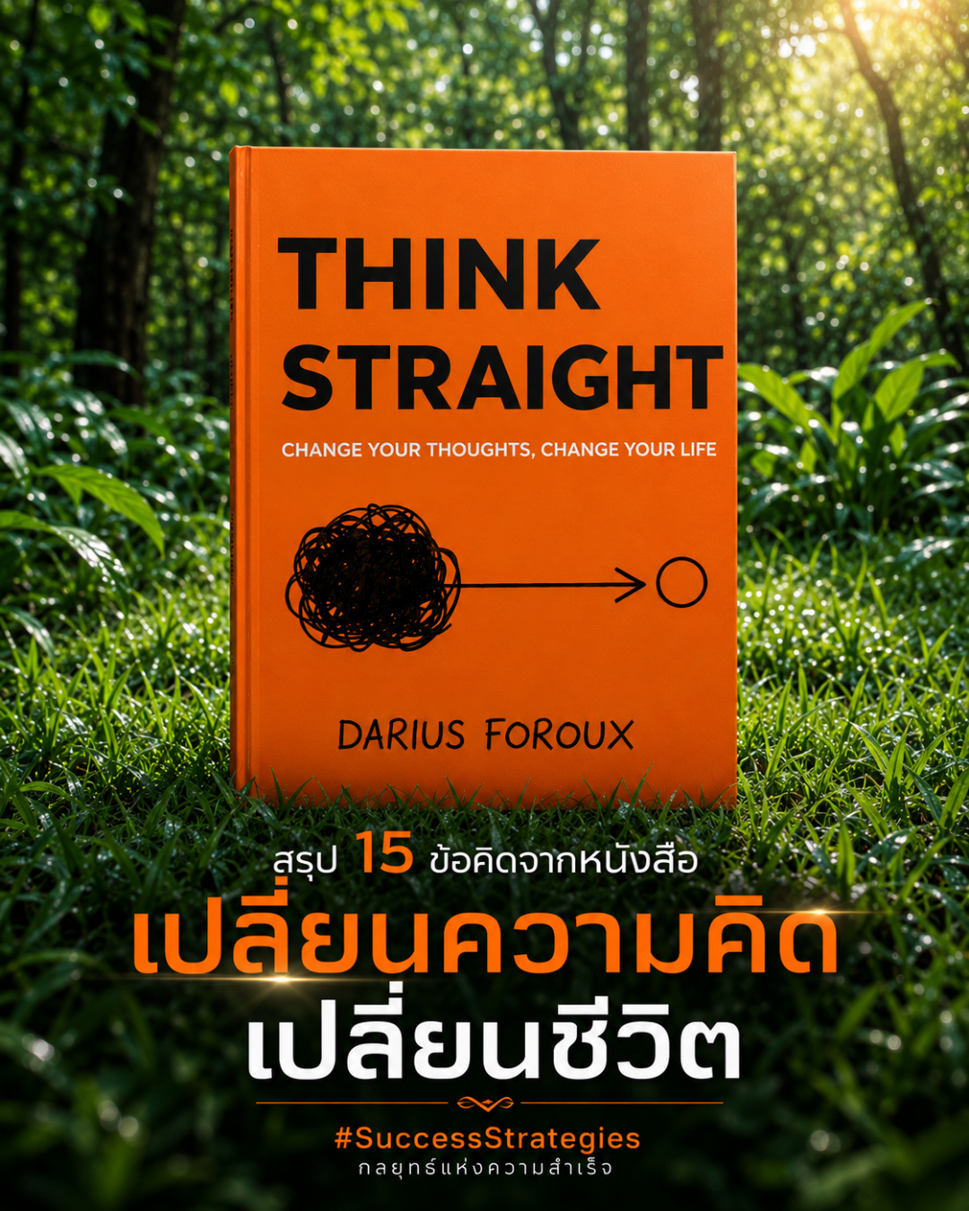 15 ข้อคิดจากหนังสือ THINK STRAIGHT : Change Your Thoughts, Change Your Life เขียนโดย Darius Foroux