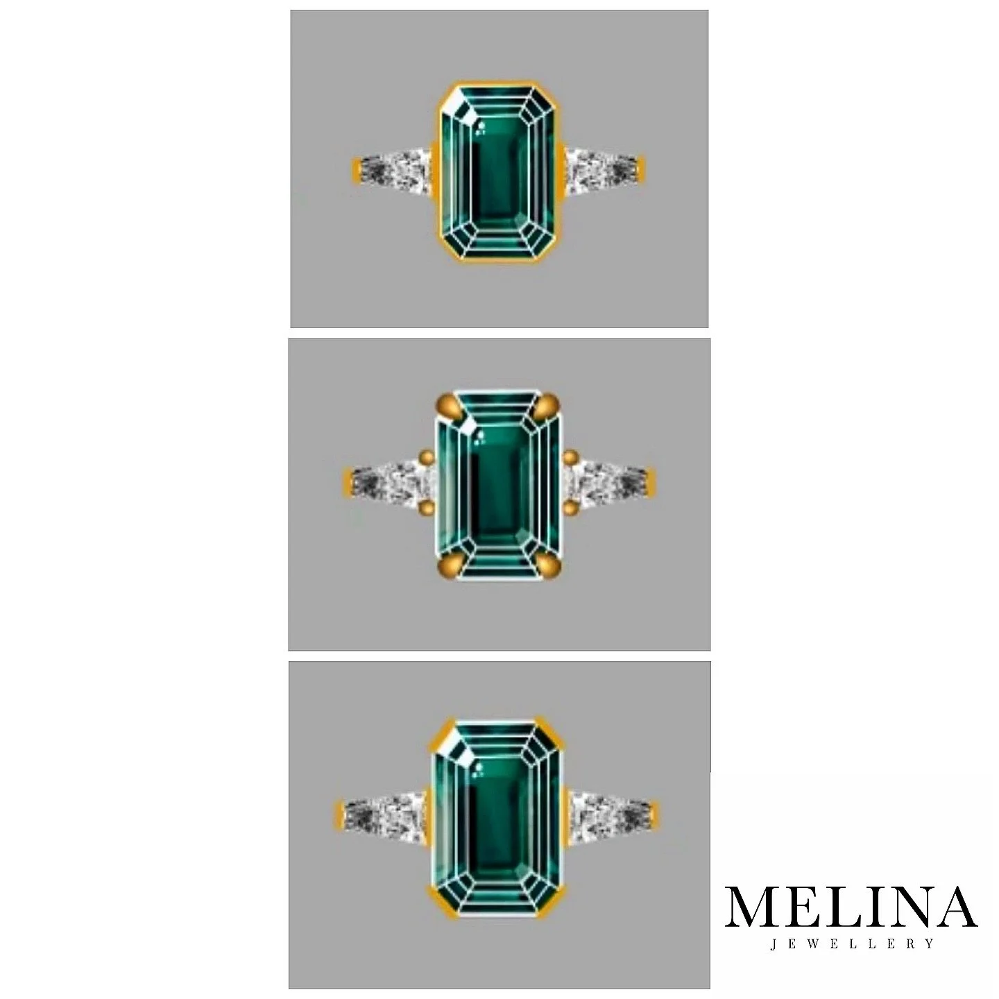 Turn the dream ring you&rsquo;ve envisioned into a stunning reality! 

For all inquires email info@melinajewellery.com.au

#jeweller #custommadejewellery #custommadering #engagementring #melbournejeweller