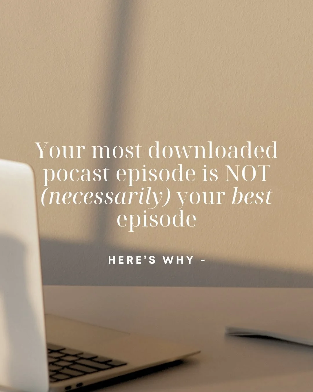 When it comes to analysing the success of your podcast episodes, it&rsquo;s not downloads you should be looking at, it&rsquo;s your consumption rate - this tells you *how much* of your episode your listeners tuned in for - and even where in the episo