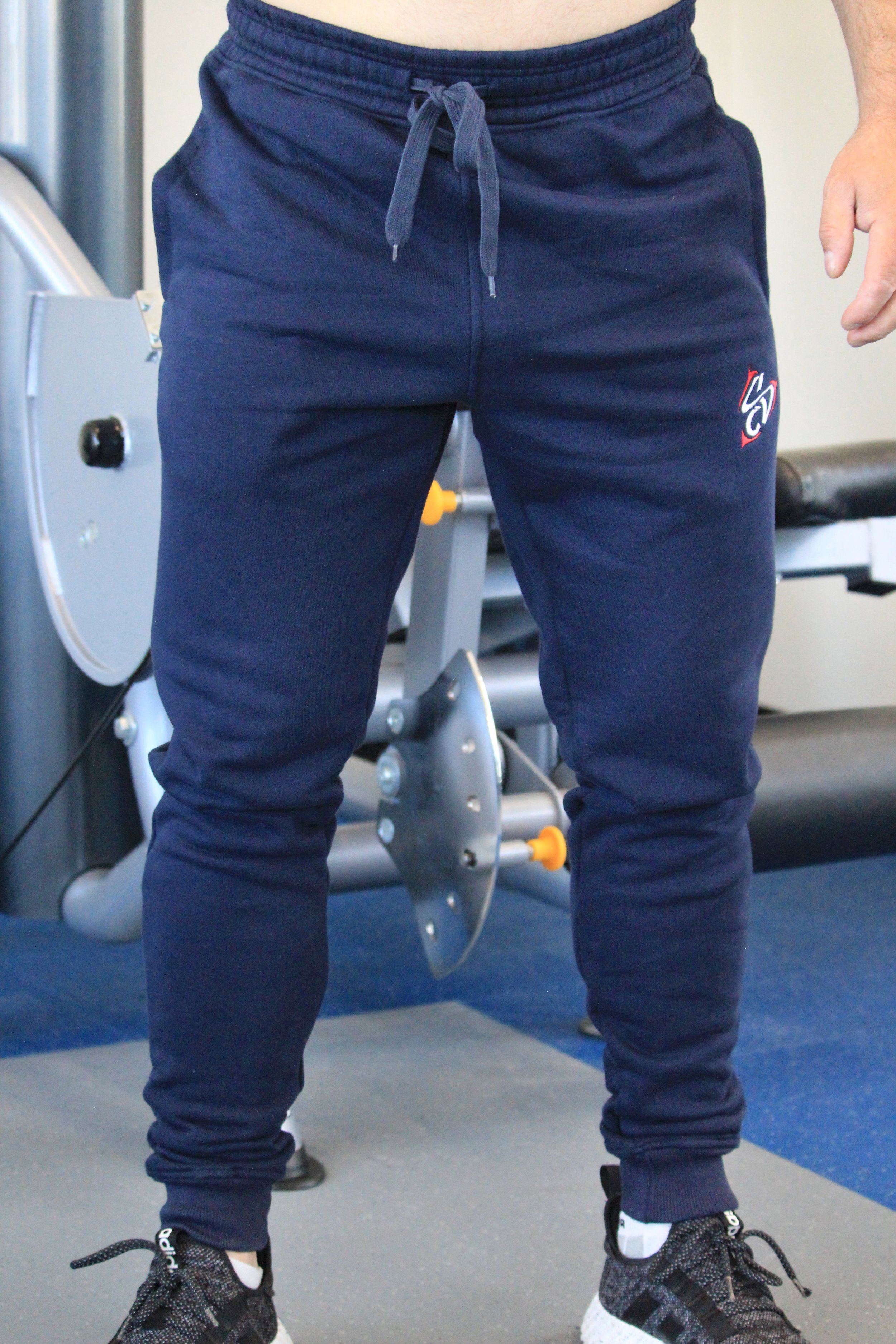 Sweatpants Cotton Joggers_ Blue_ Front.jpg