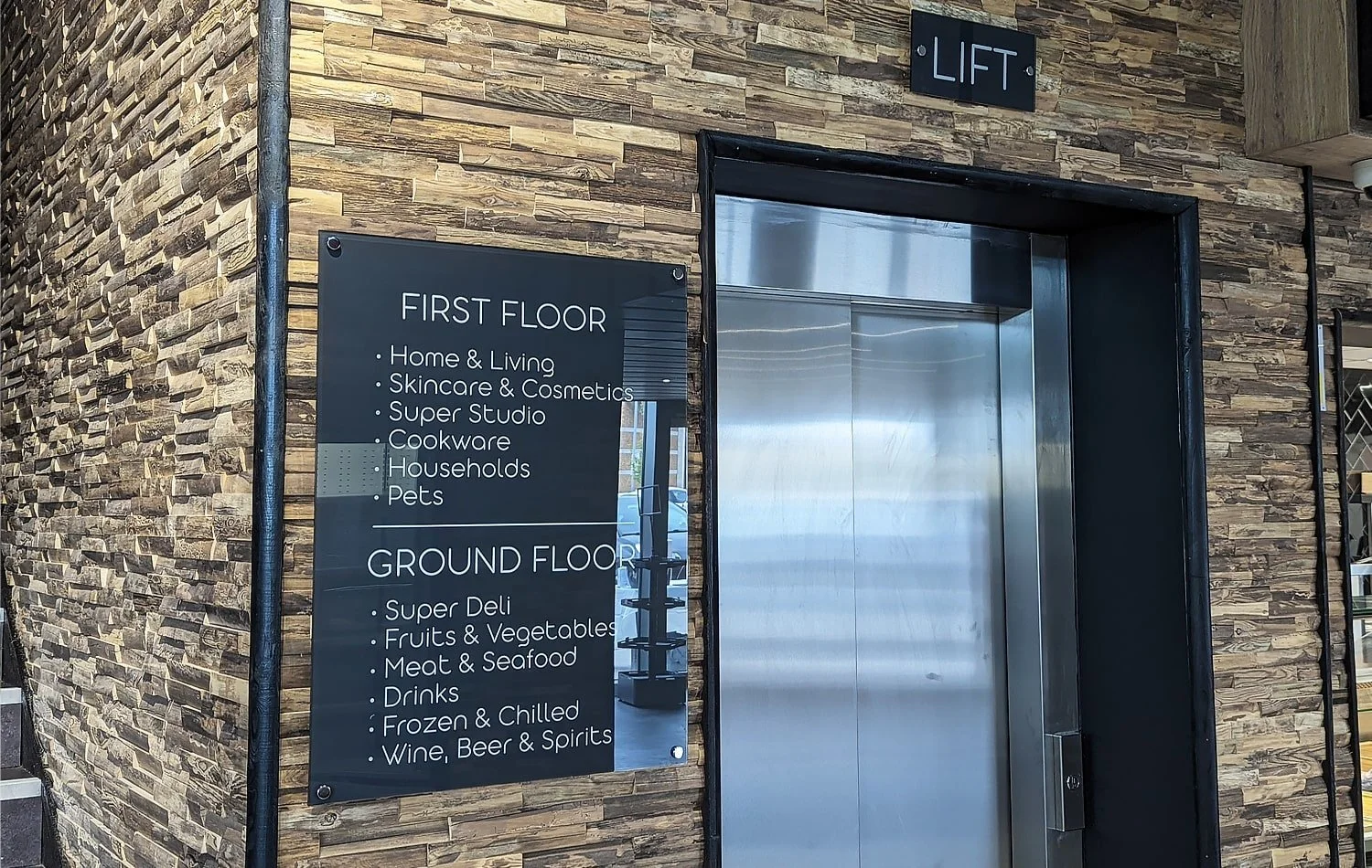 Acrylic Lift Directory Boards