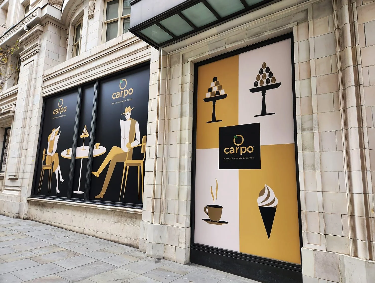 Advertising Window Hoarding