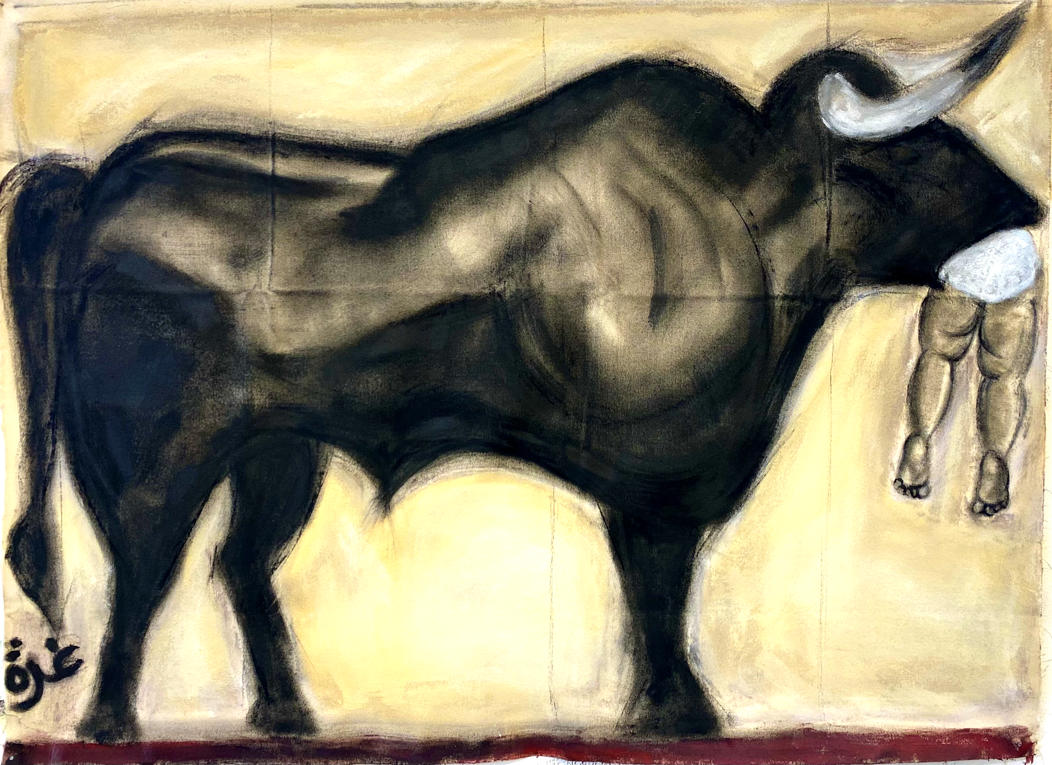 Gaza_oil on canvas (2025)