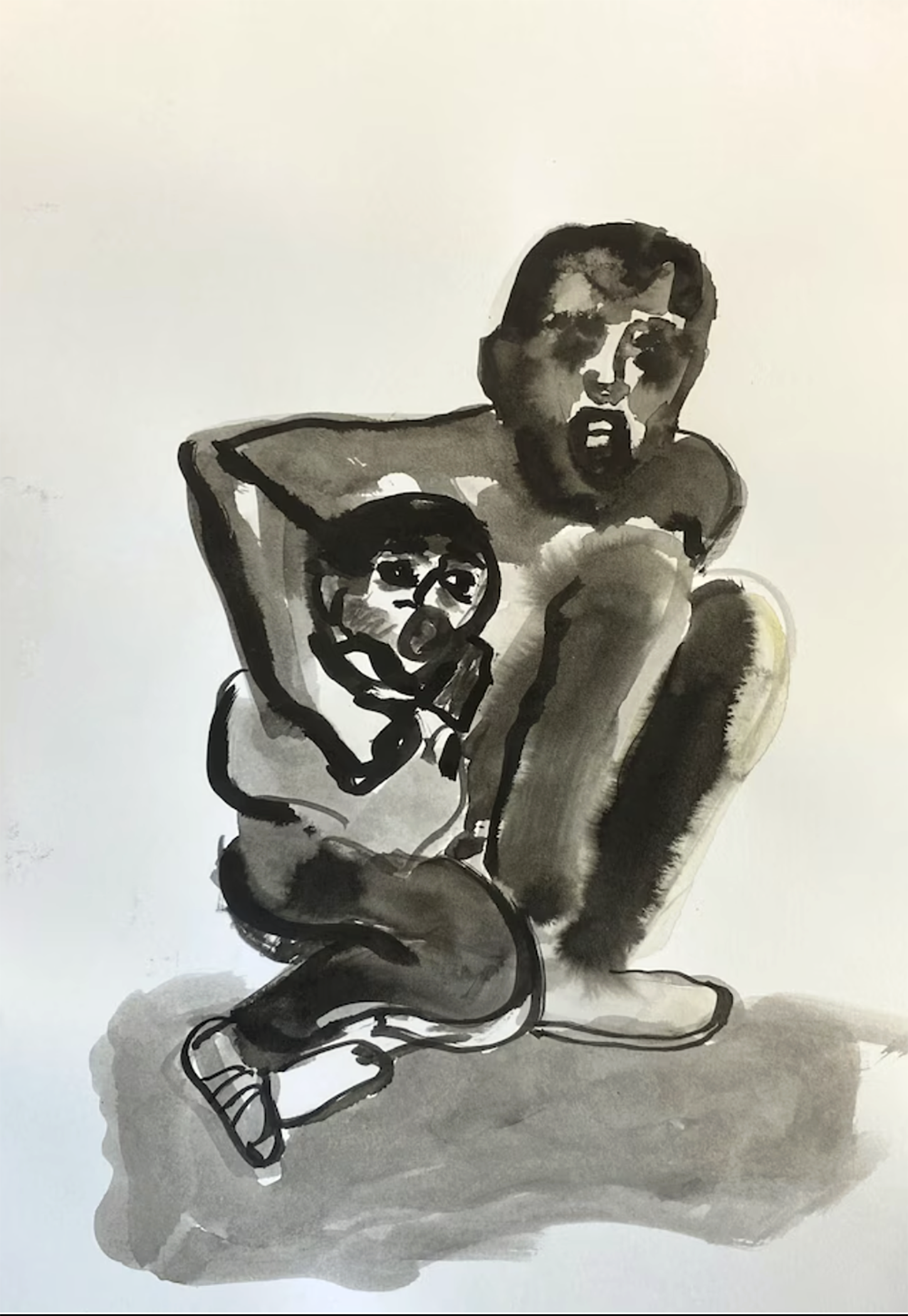 Mohammed Al-Durra_ink on paper 2025
