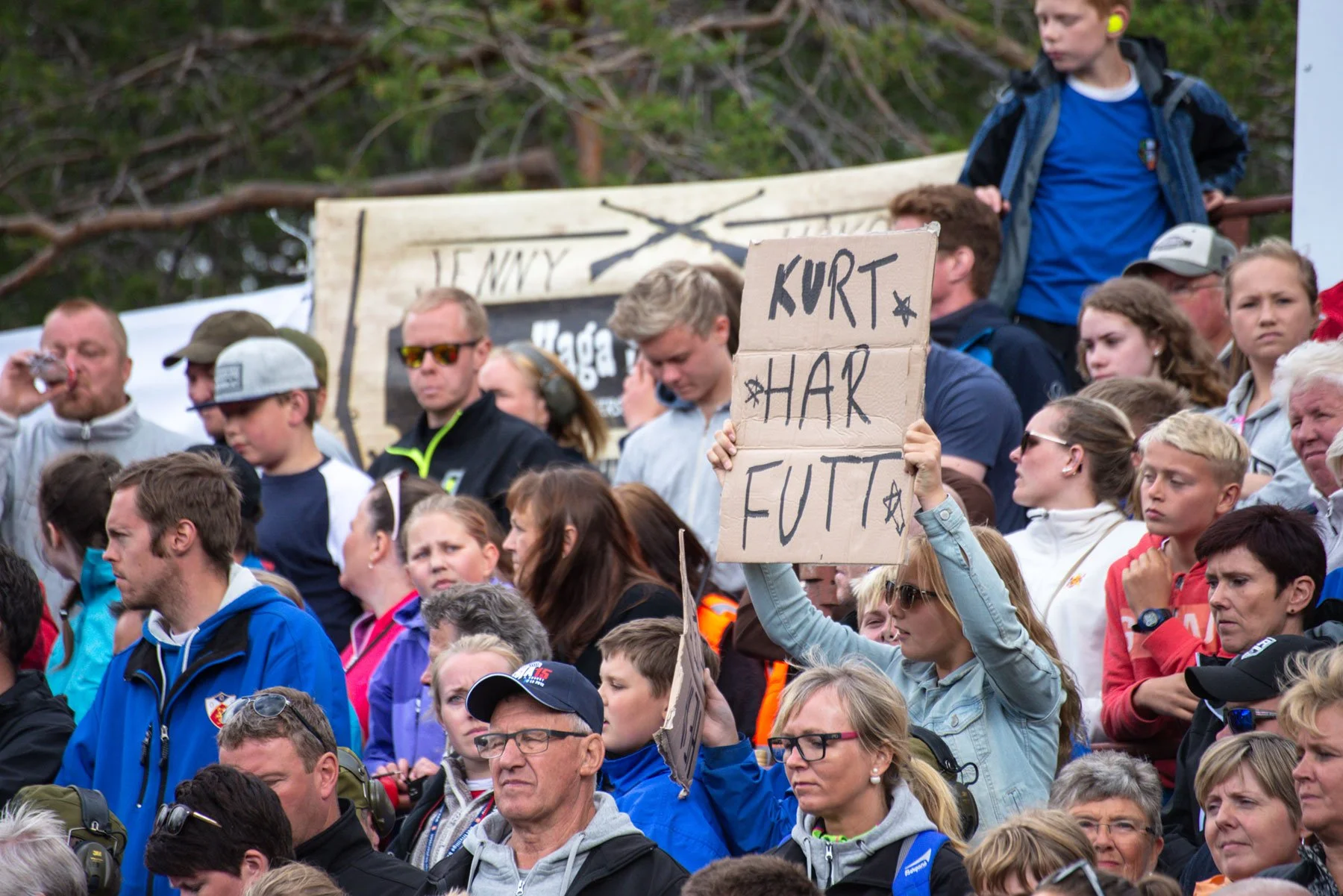  Publikum under stangfinalen i 2015 