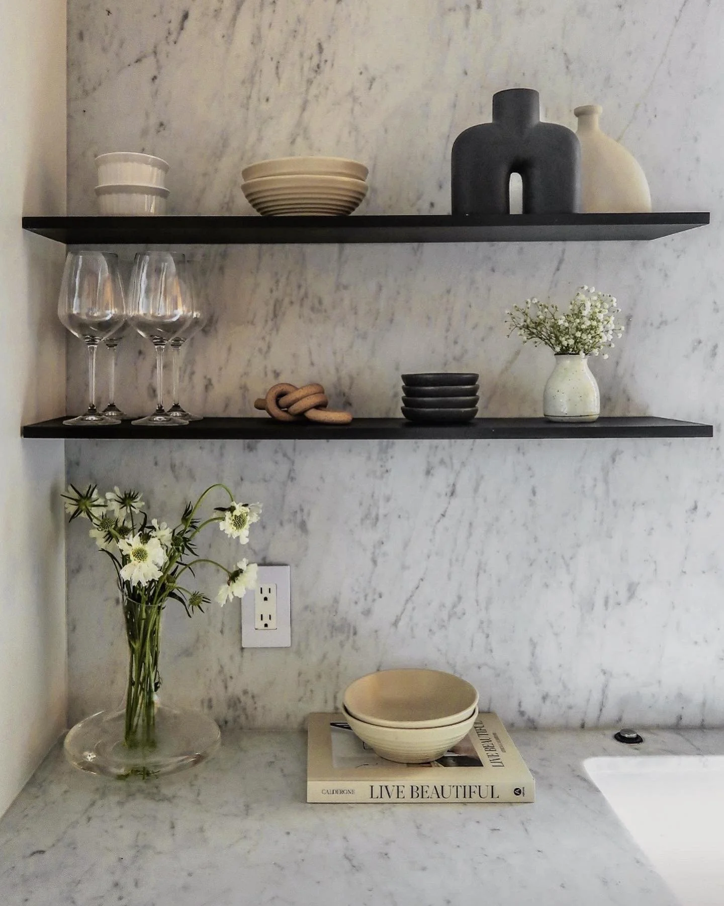 CURATING FLOATING SHELVES 