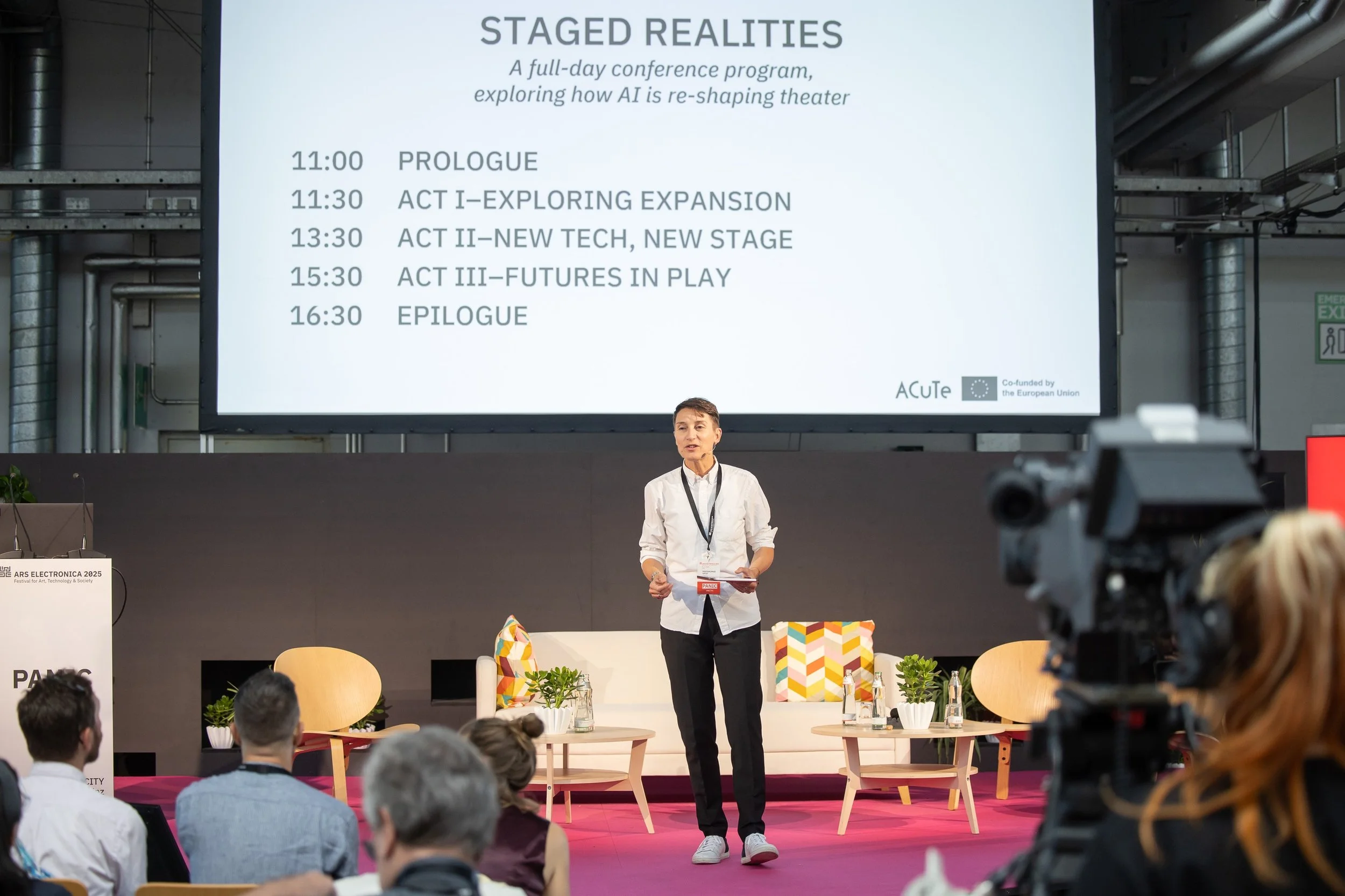 Photo: flap / AC Coppens at the Staged Realities Conference, Ars Electronica 2025
