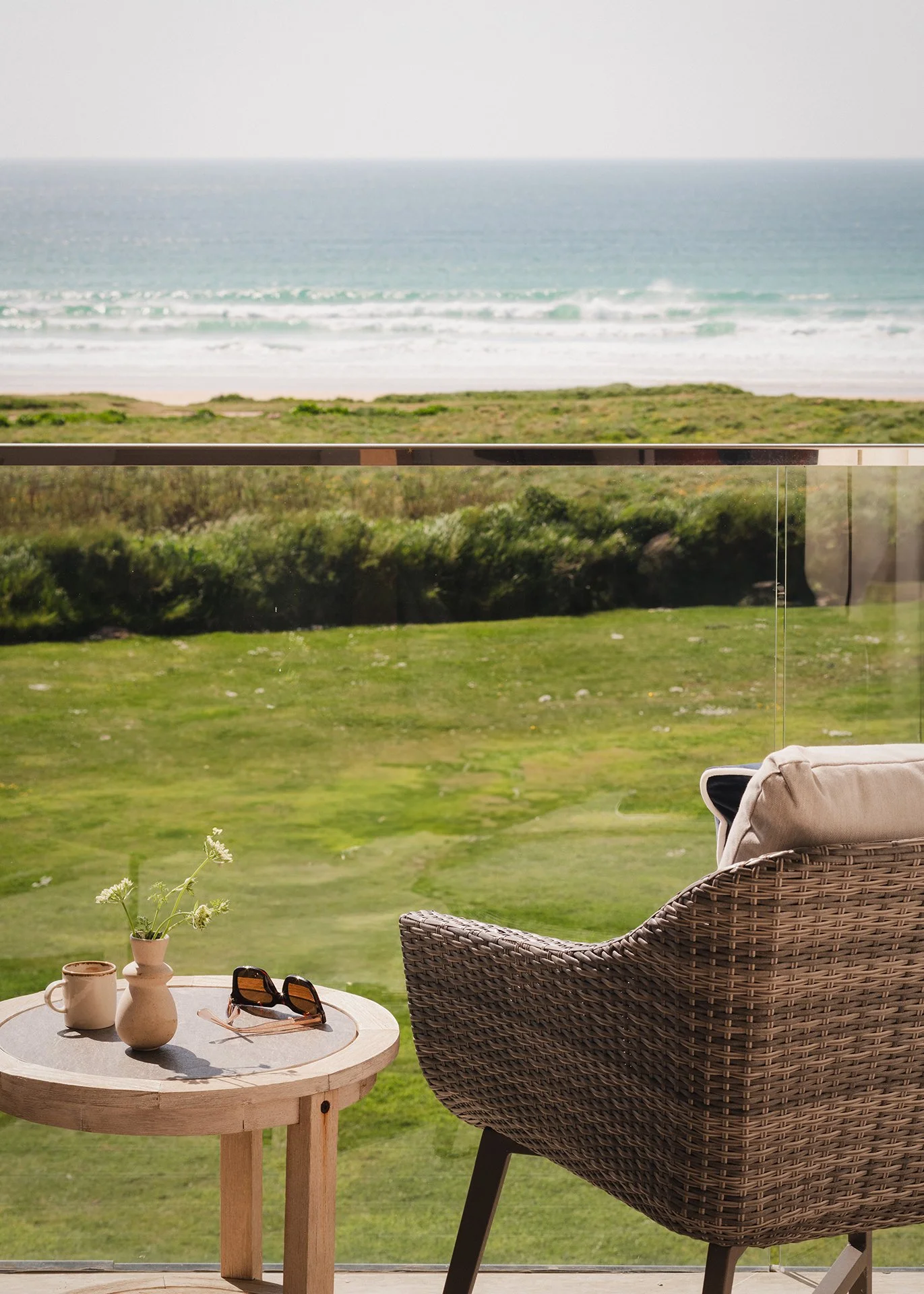 Swathed in glass and timbered gables, Little Polgarron is the ultimate Cornish beach house accommodating up to 10 guests and located next to the prestigious Trevose Head golf course and just a few minutes' walk from the beach at Booby's Bay. This is 