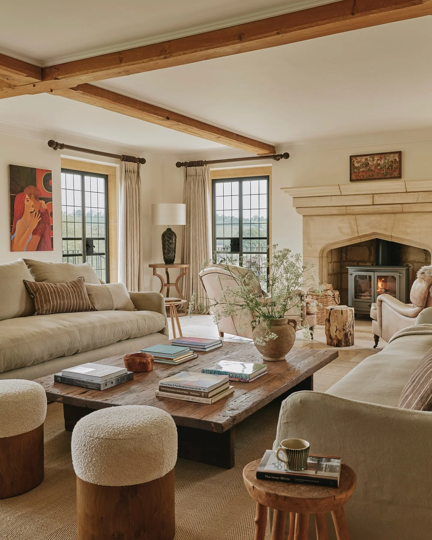 The new month is here, with each day feeling more and more Autumnal. Missing summer already or are you ready for cosy nights in beside a wood fire? 

Escape to Elkstones in the Cotwolds during Autumn/Winter, loved for its minimal and comforting inter