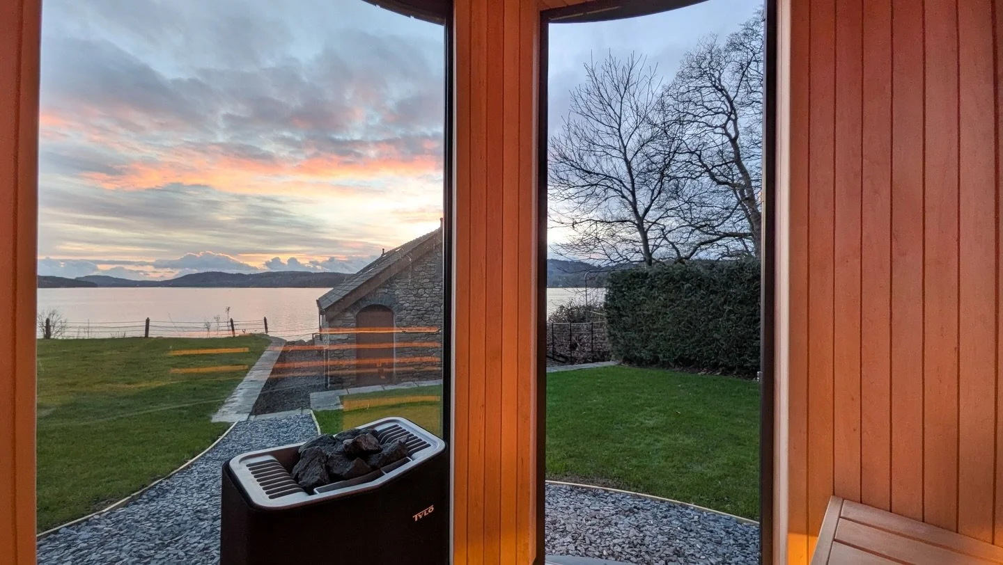 Sauna views don&rsquo;t get much better than this...

Experience our newly installed wellness pods for yourself with a stay at guest-favourite Lakeside retreat, Grey Gables. More information via our link-in-bio. 

#saunapod #lumipod #wellnesspods #we