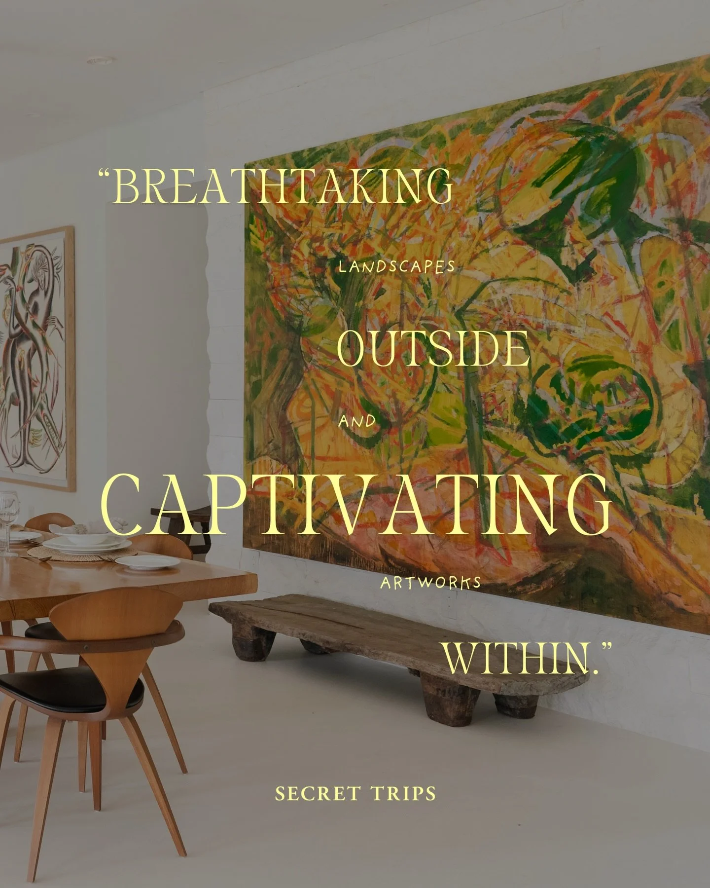 &ldquo;SimonEscapes&rsquo; Godings Beach House in Barbados is a haven that champions artwork by the world&rsquo;s top emerging artists.&rdquo;

- Part Villa, Part Art Gallery - Secret Trips, Issue 02

#secrettrips #artcuration #luxuryinteriordesign #