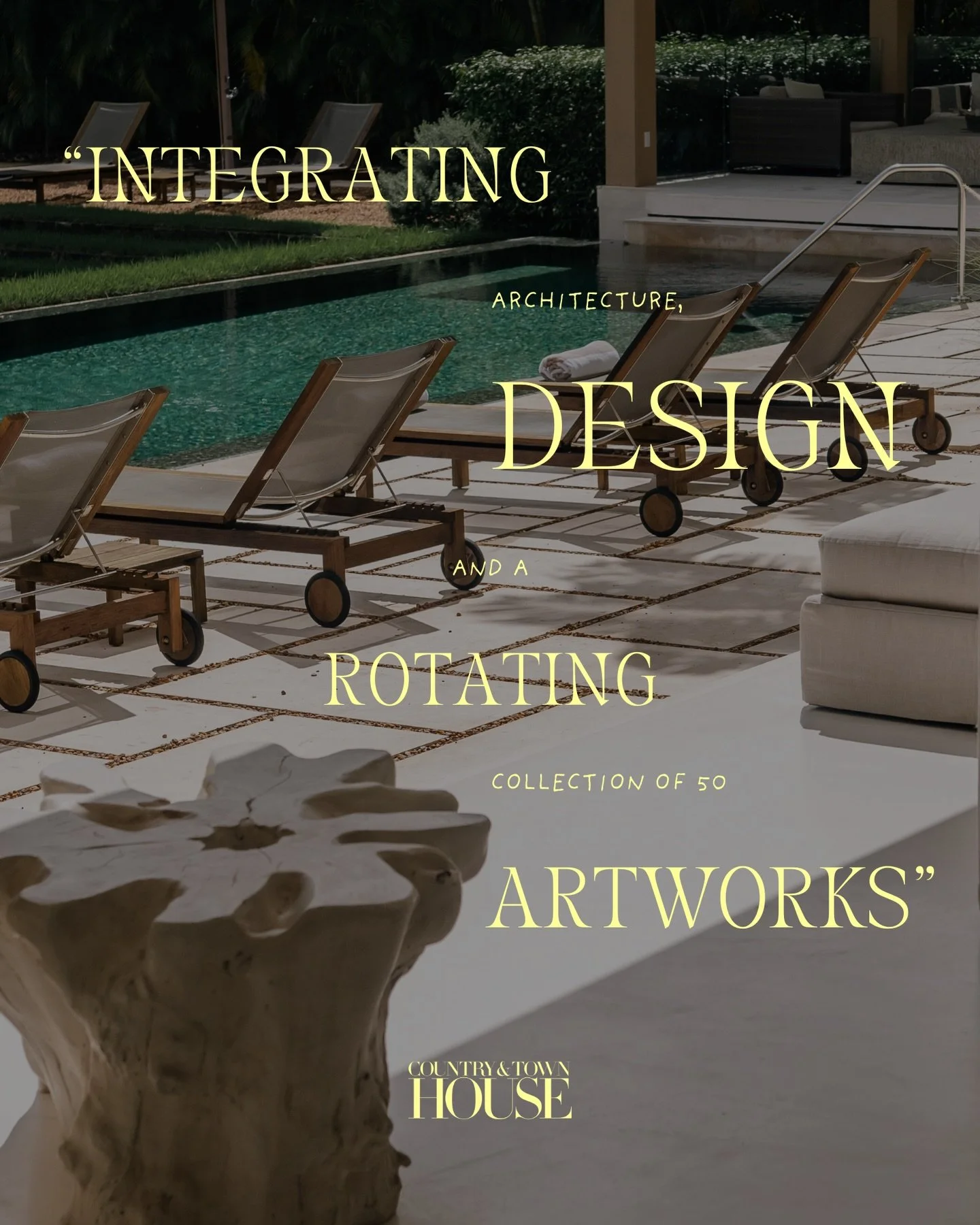 &ldquo;Every stay offers a tailored concierge assistance, curated local adventures, guided art tours, wellness services and amenities such as private chefs. Every season, the art in the holiday homes is refreshed so that guests can gain a new artisti