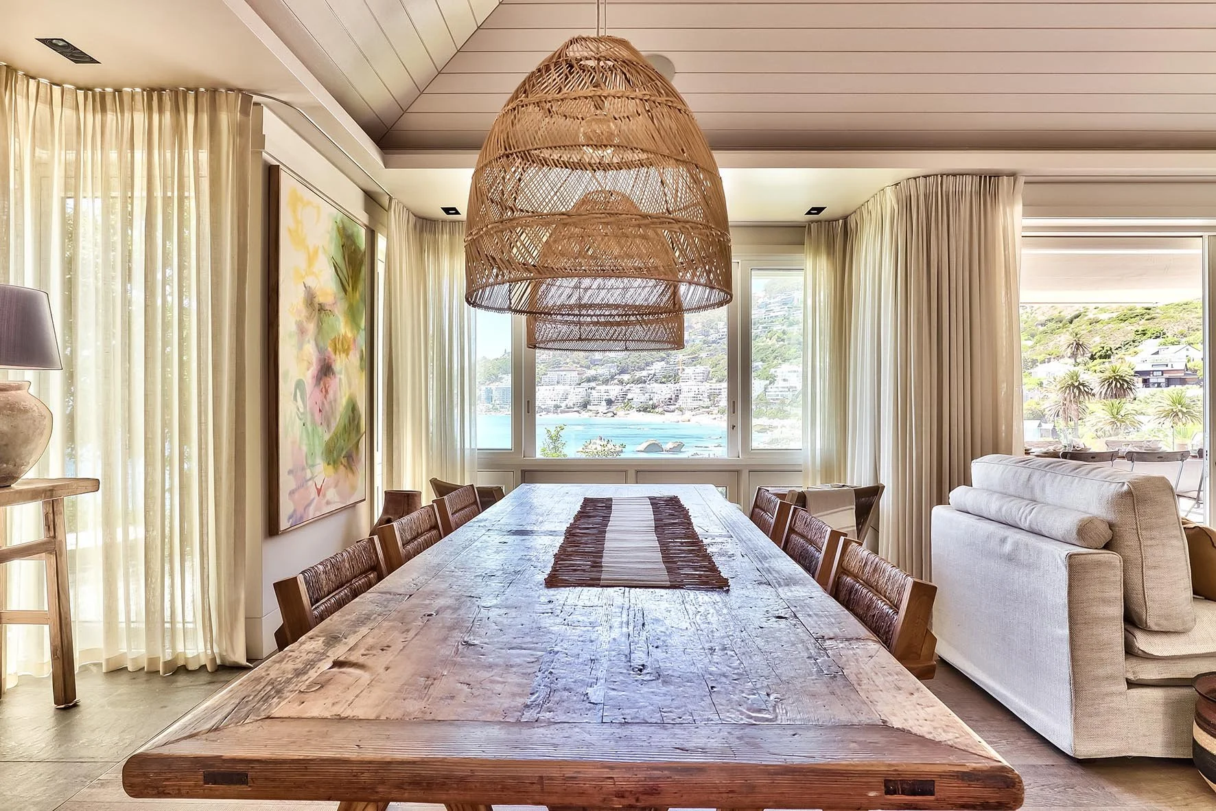 clifton 4th beach south africa terrace dining table view sea