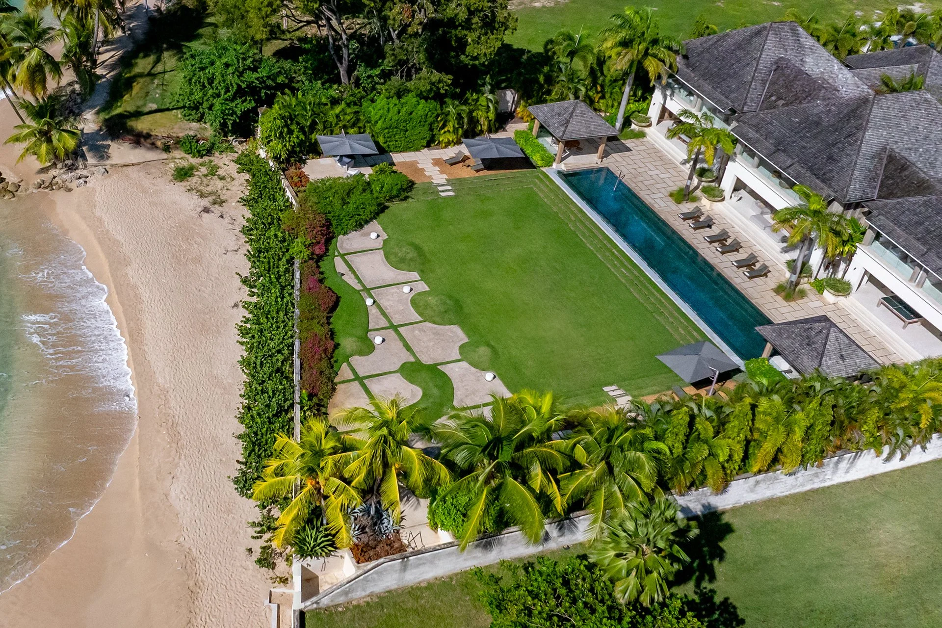 Situated on the prestigious Platinum Coast of Barbados, in the parish of St. Peter, Godings Beach House is a true beachfront property, offering the ultimate in contemporary luxury.