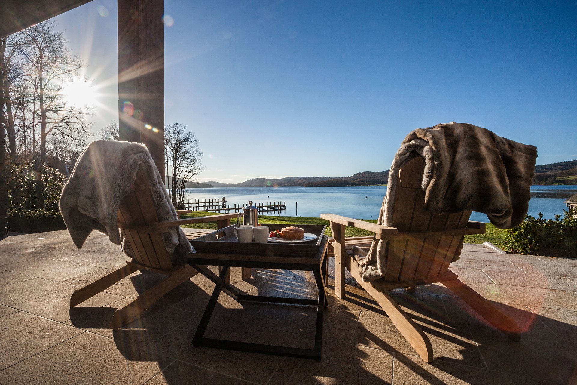 Sitting on the shore of Lake Windermere, Grey Gables is an impressive and luxurious Lakeland-stone home with incredible views and a range of special extras, including lumipod design-led gym and sauna with Lake views, a home cinema and games room.