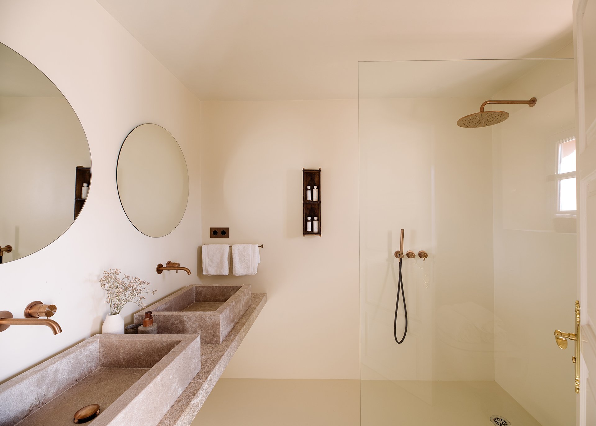 All have fabulous mountain and village views with en-suite stone, slate and marble shower rooms.