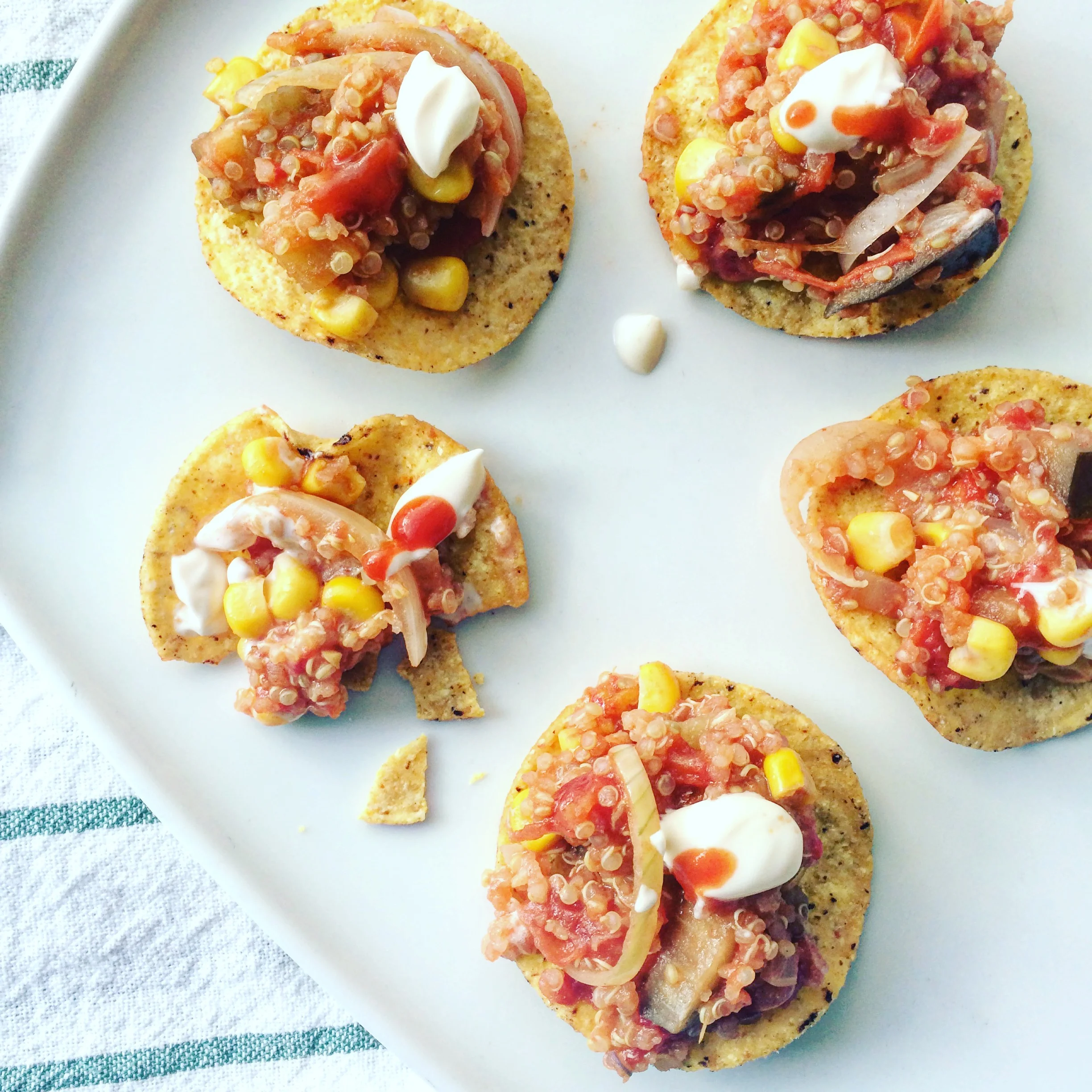 Veggie Corn Nachos