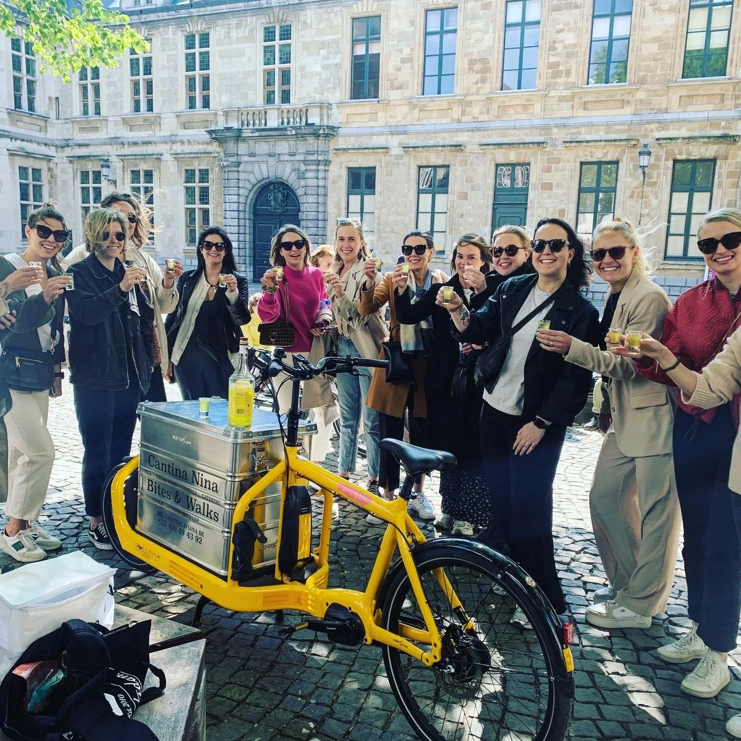 Gezellige food tour  Antwerpen met collega's 