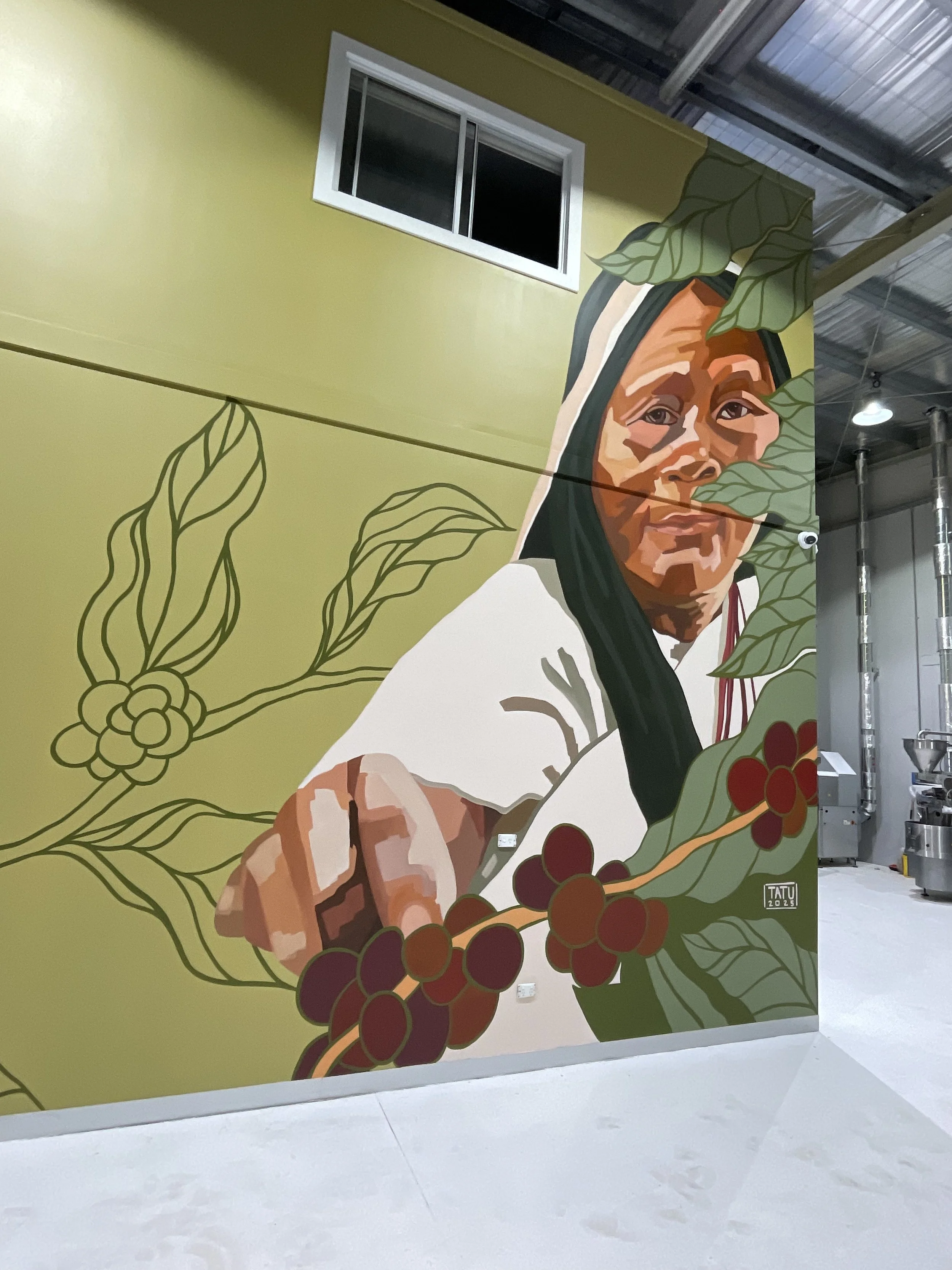 Cesar's Coffee Cup Mural